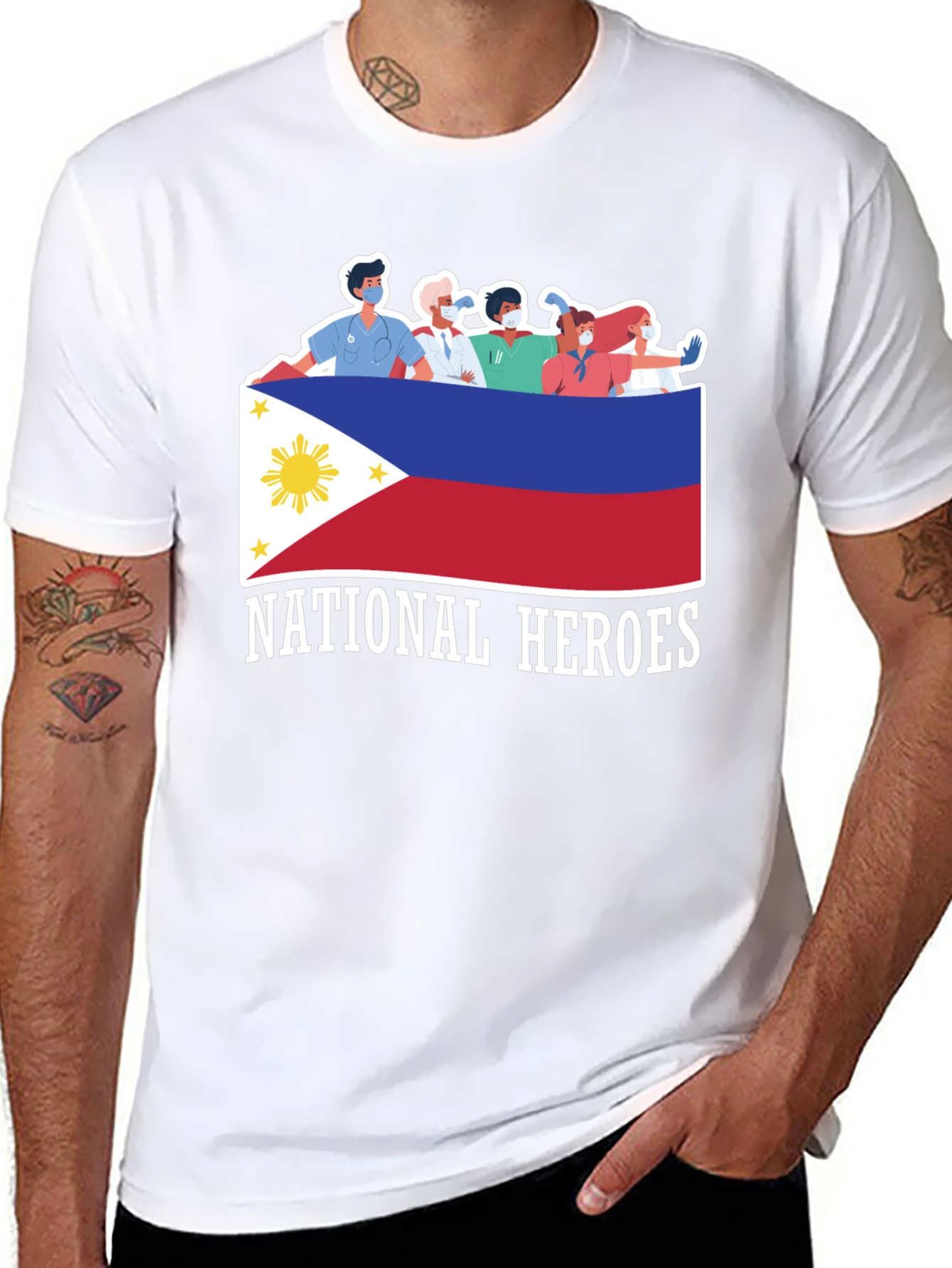 Camiseta Héroes Nacionales Filipinas