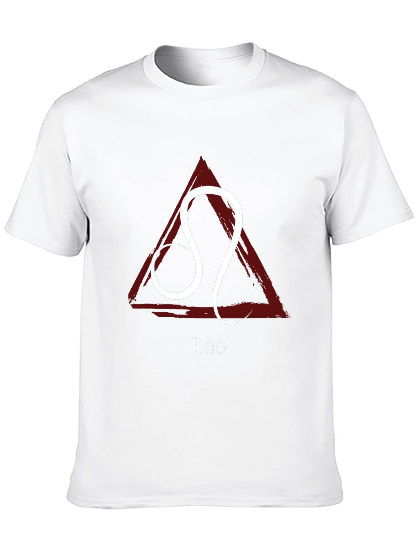 Camiseta Negra con Signo Zodiacal Leo