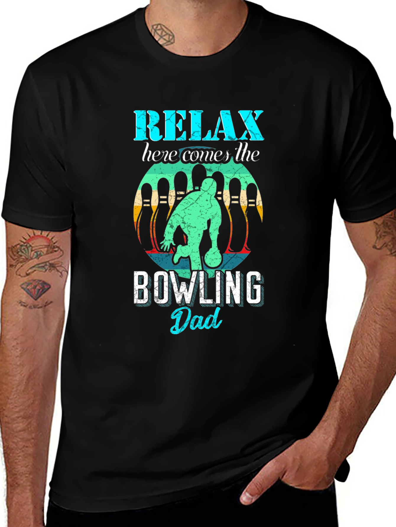 Camiseta Relax Bowling Dad