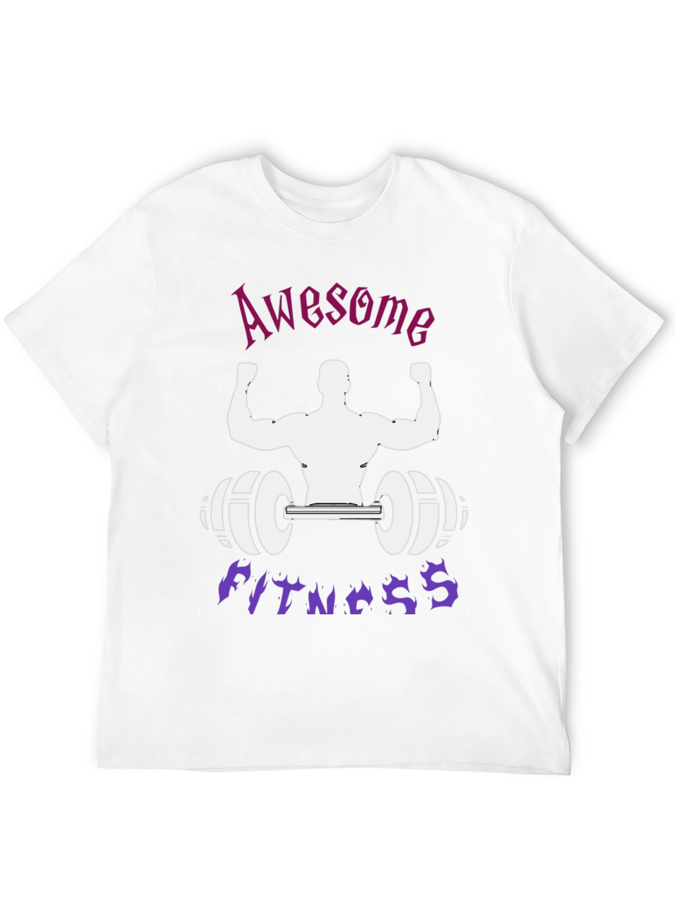 Camiseta Negra: ¡Awesome Fitness!