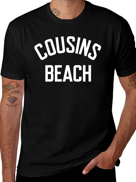 Camiseta Cousins Beach Negra Casual Unisex