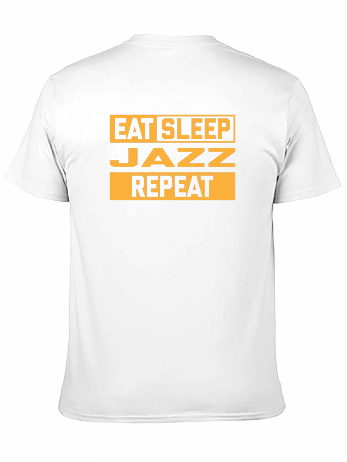 Camiseta Negra Hombre Eat Sleep Jazz Repeat