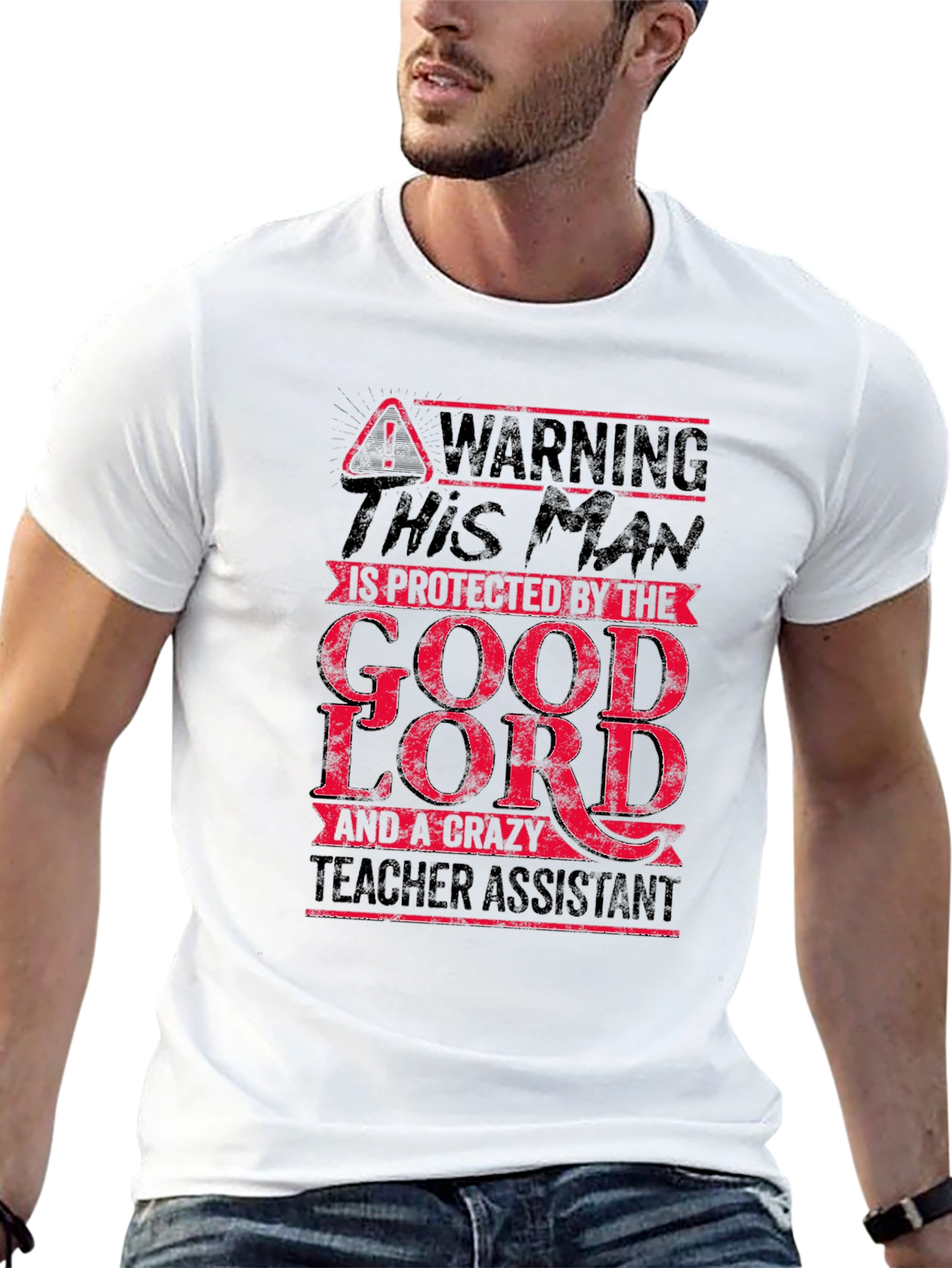 Camiseta Hombre Protegido por el Señor