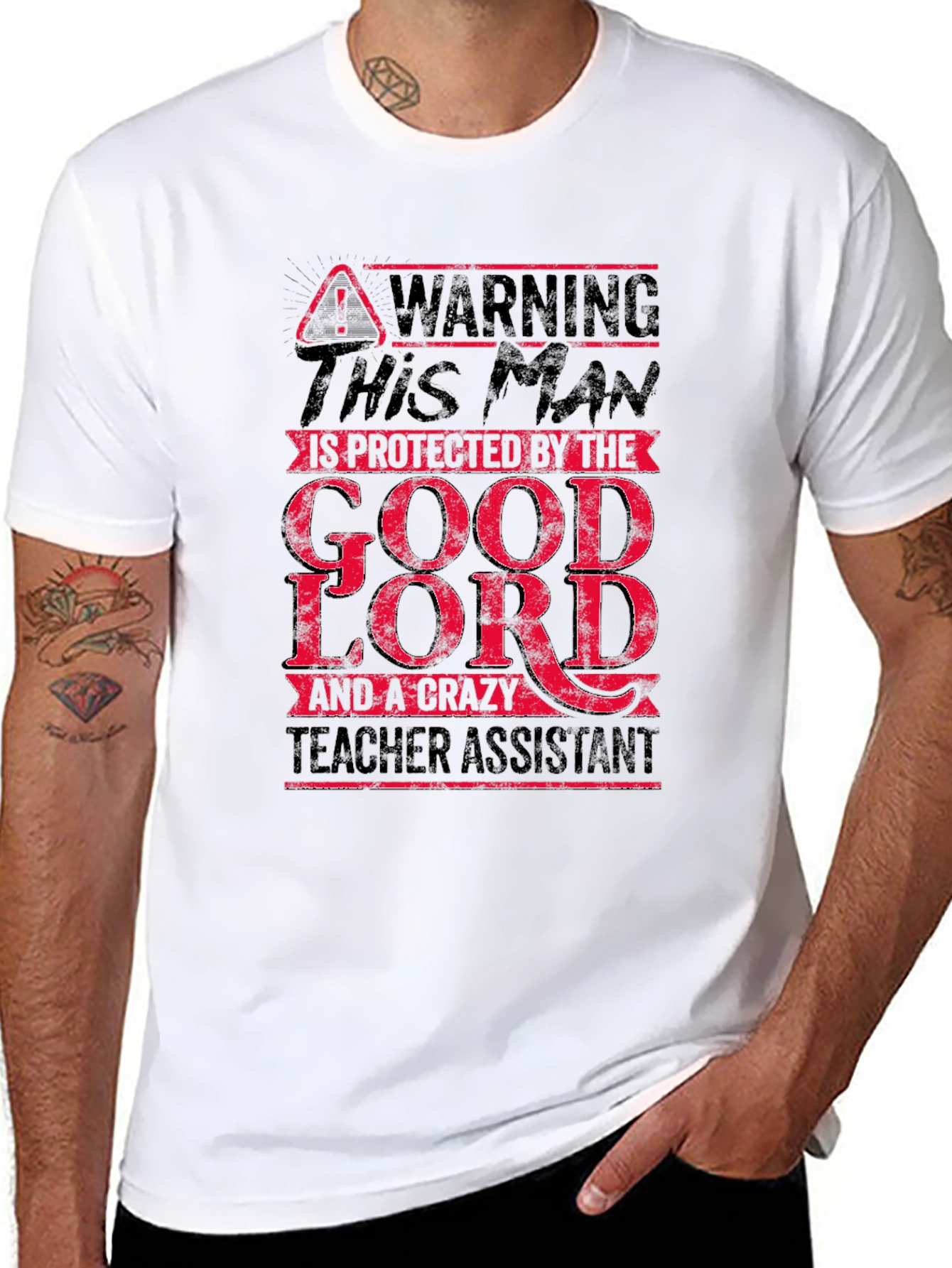 Camiseta Hombre Protegido por el Señor