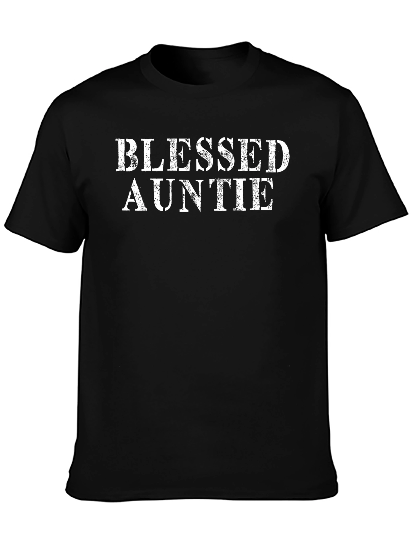 Camiseta Negra Blessed Auntie