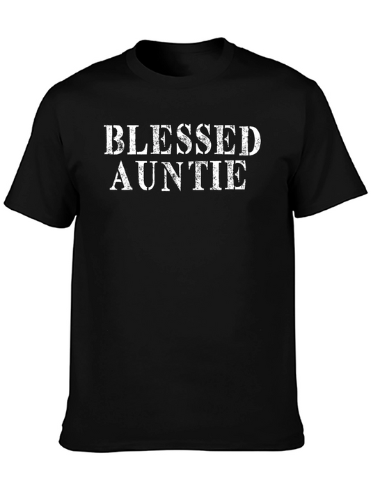 Camiseta Negra Blessed Auntie