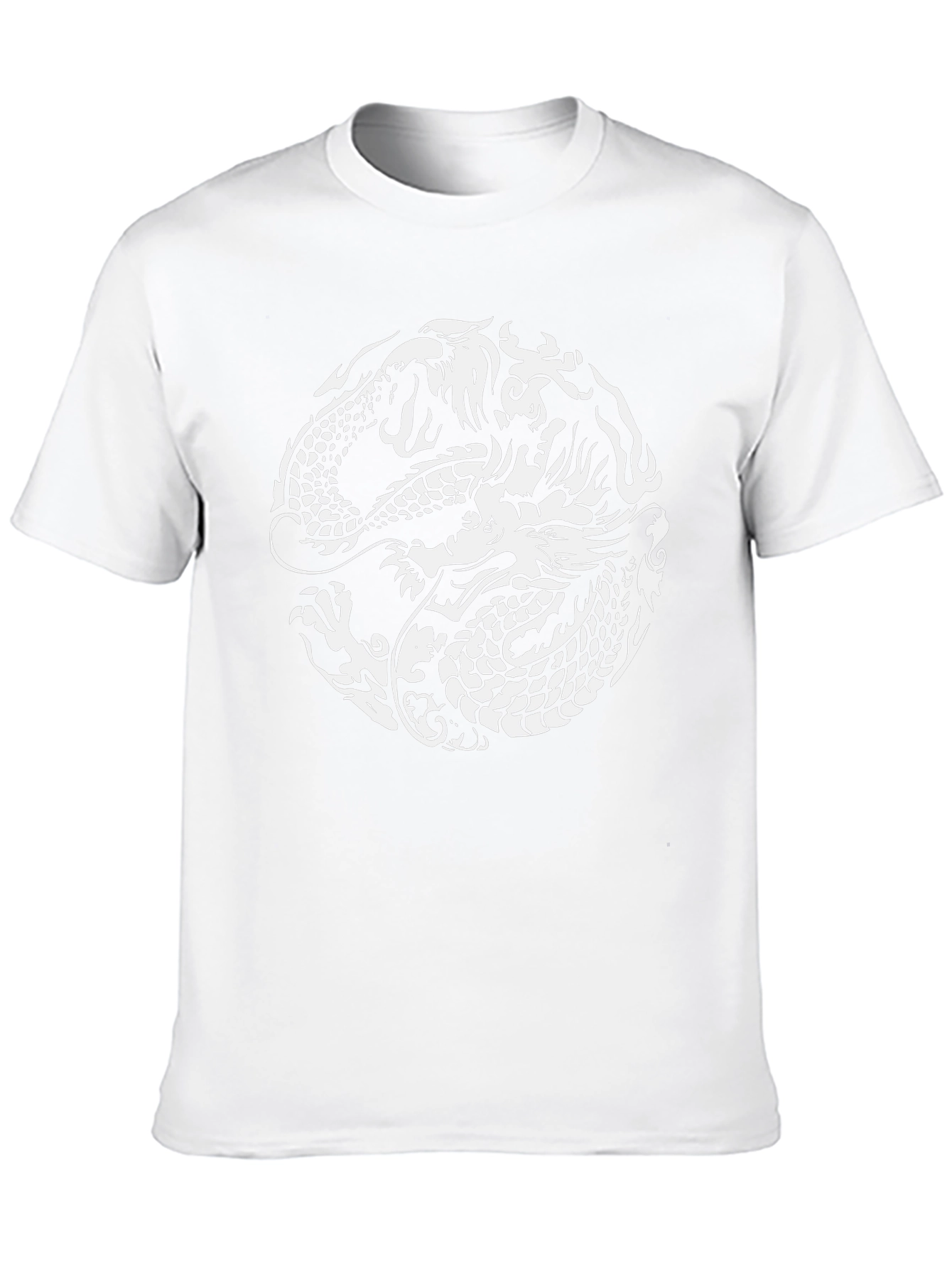 Camiseta Negra Dragón Yin Yang
