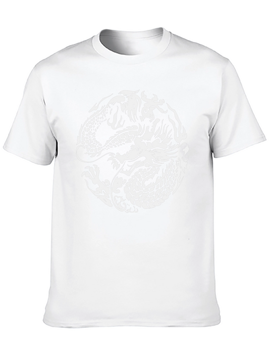 Camiseta Negra Dragón Yin Yang