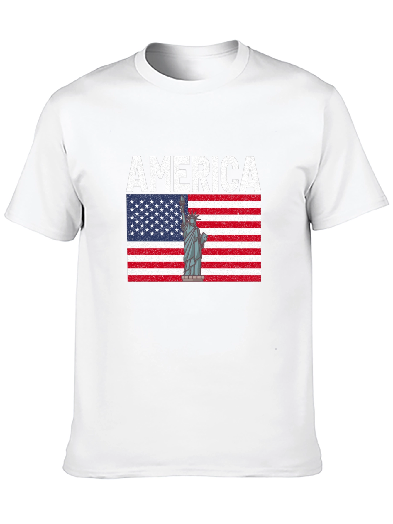 Camiseta Negra América Estatua de la Libertad
