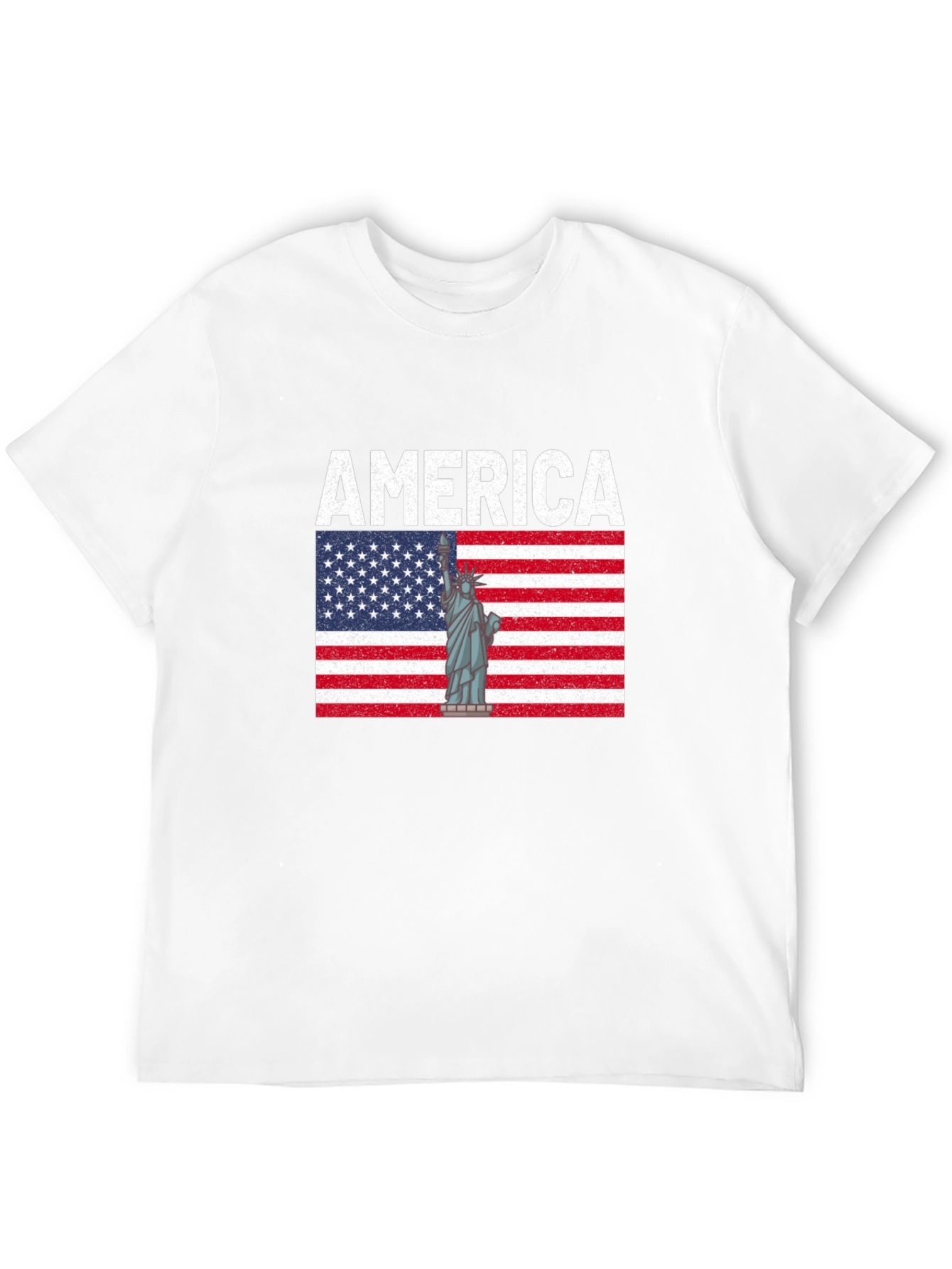 Camiseta Negra América Estatua de la Libertad