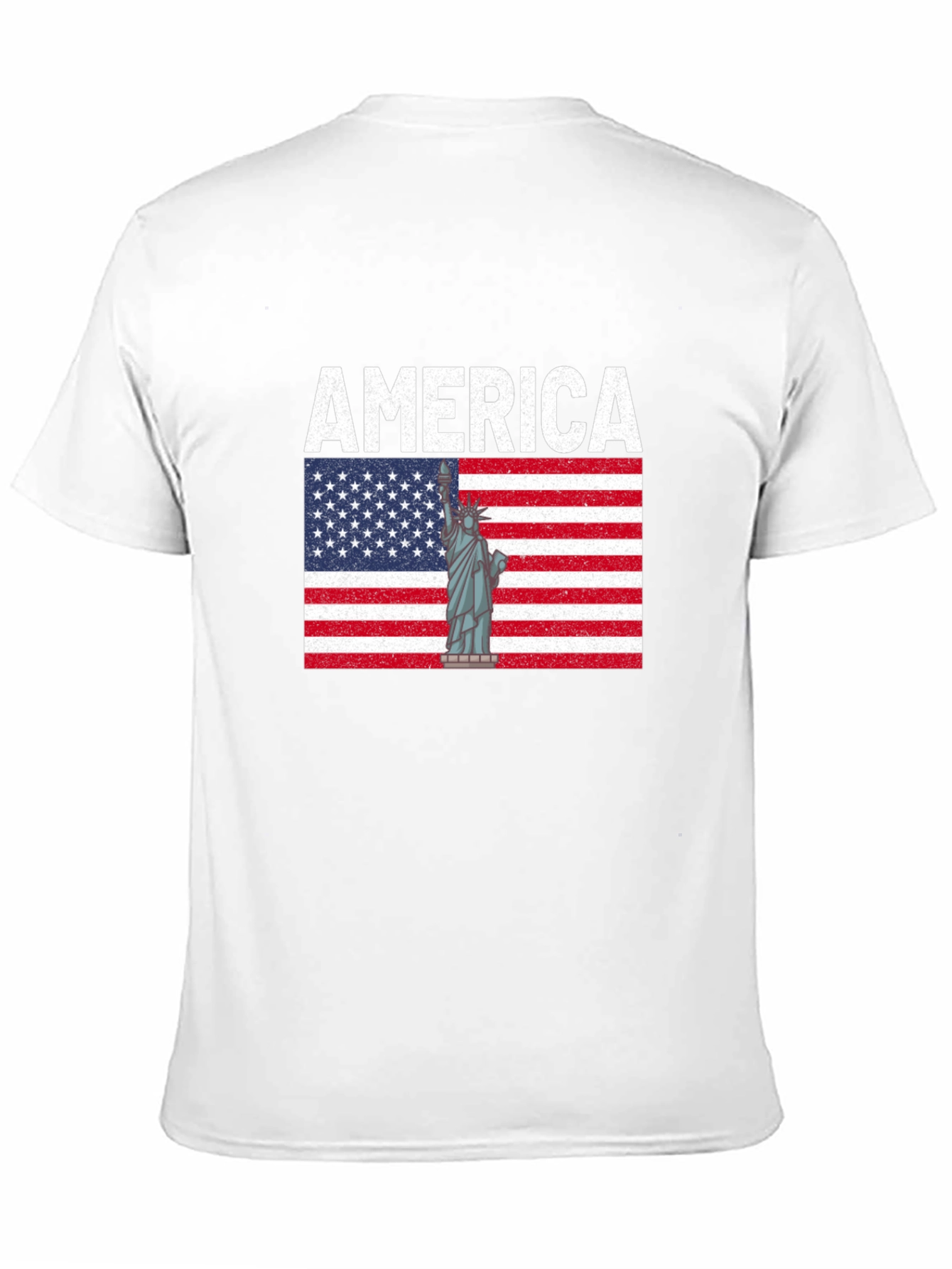 Camiseta Negra América Estatua de la Libertad