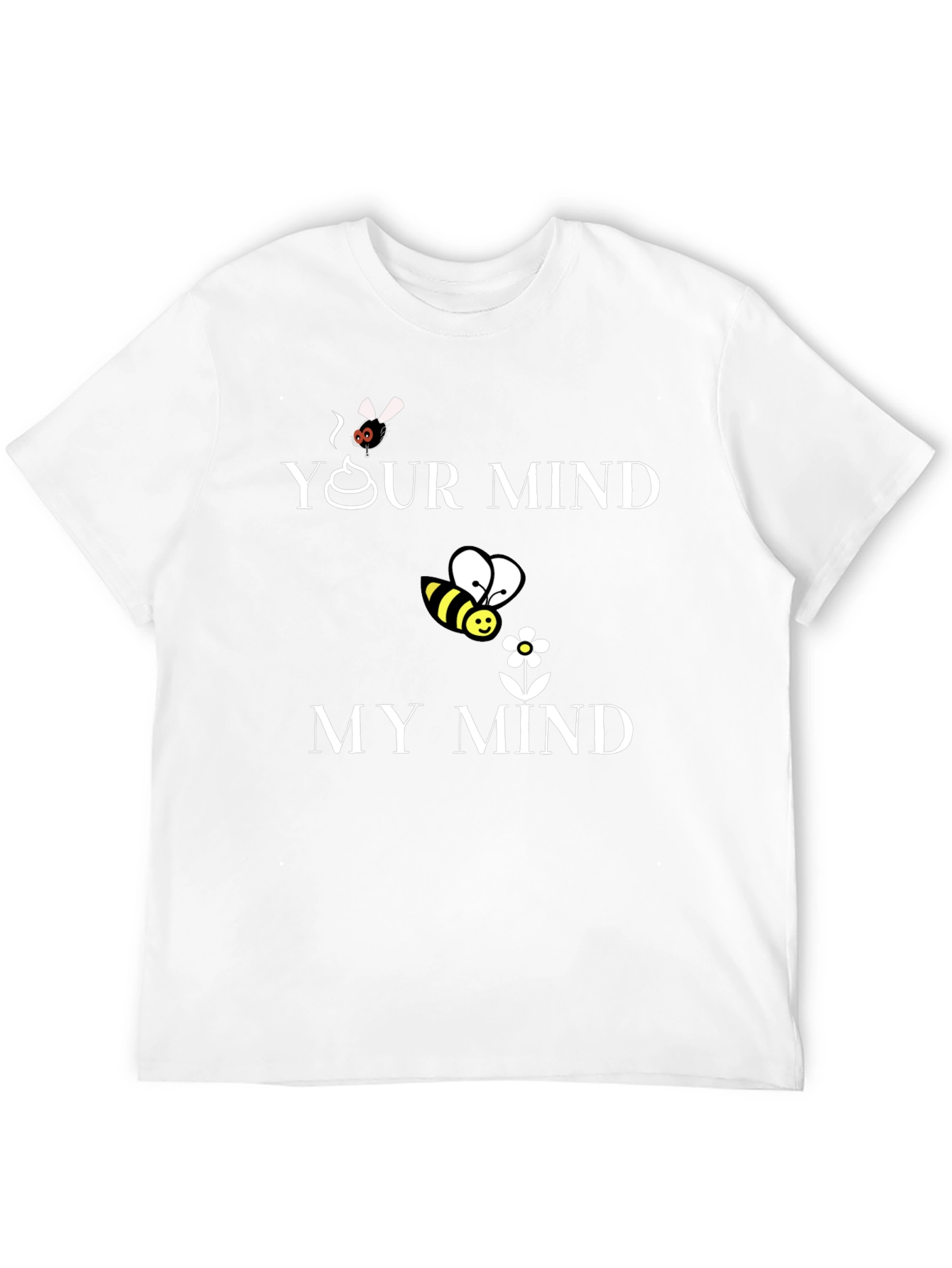 Camiseta Hombre Tu Mente/Mi Mente Algodón Casual