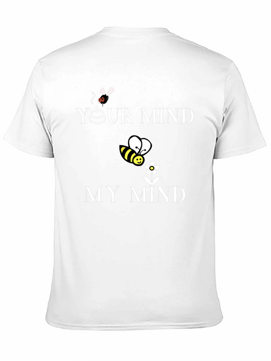 Camiseta Hombre Tu Mente/Mi Mente Algodón Casual