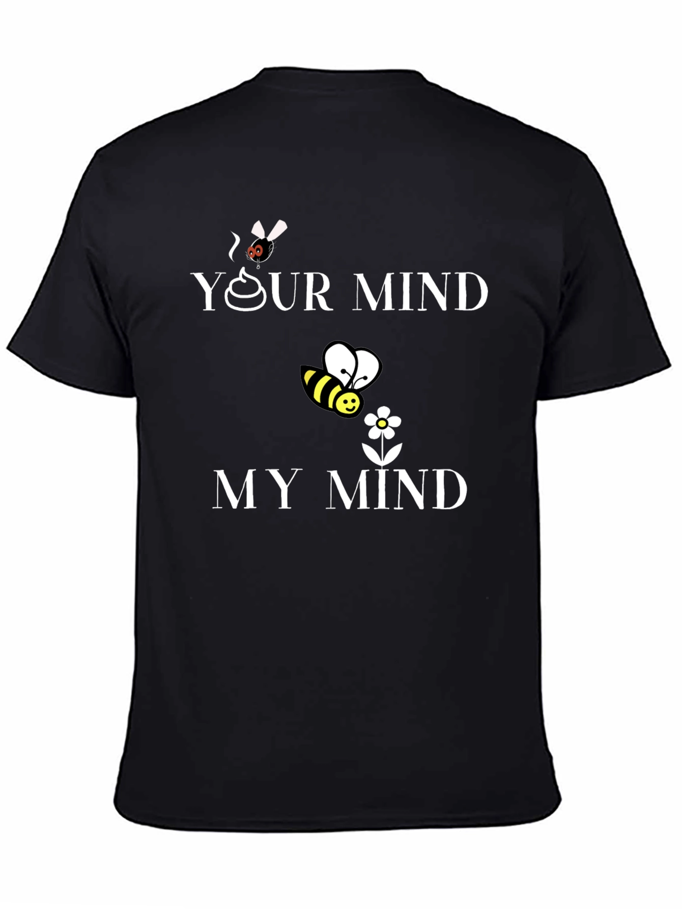Camiseta Hombre Tu Mente/Mi Mente Algodón Casual