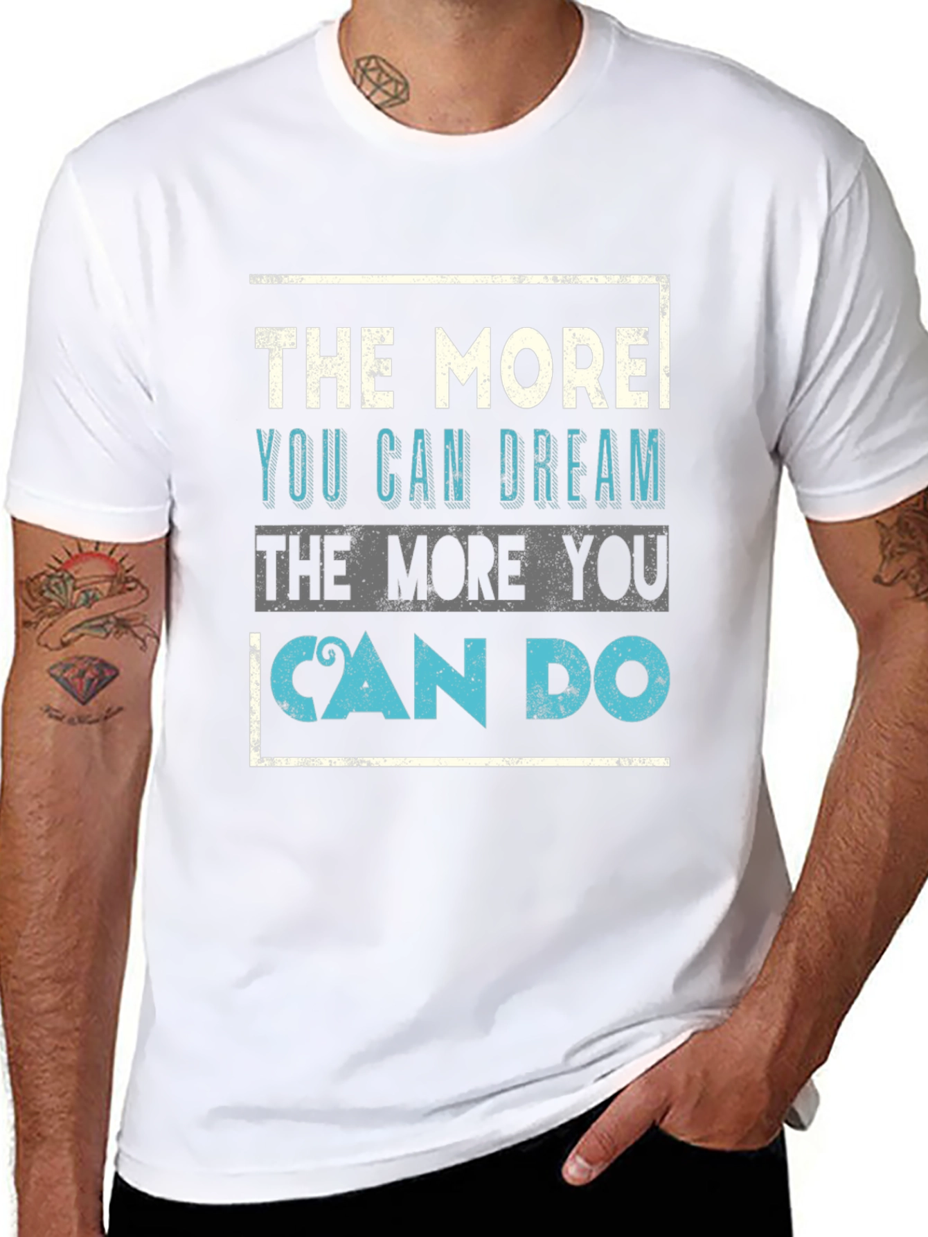 Camiseta Negra: Cuanto Más Sueñas Más Puedes Hacer