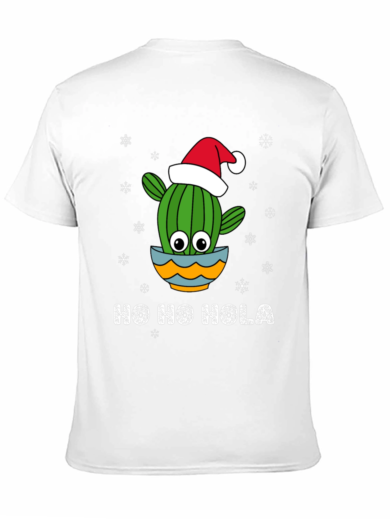 Camiseta Navideña Ho Ho Hola de Cactus