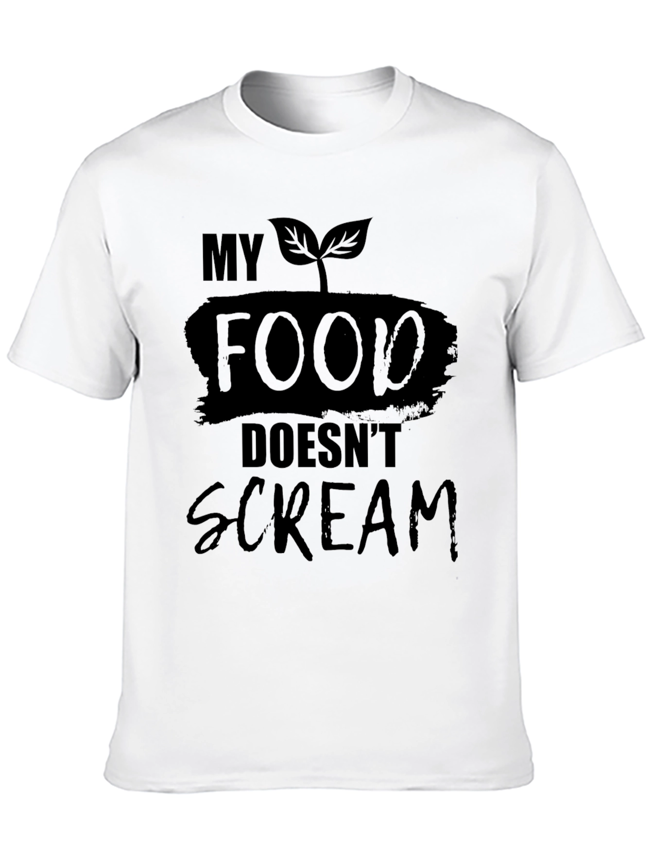 Camiseta Vegana Hombre - Mi Comida No Grita