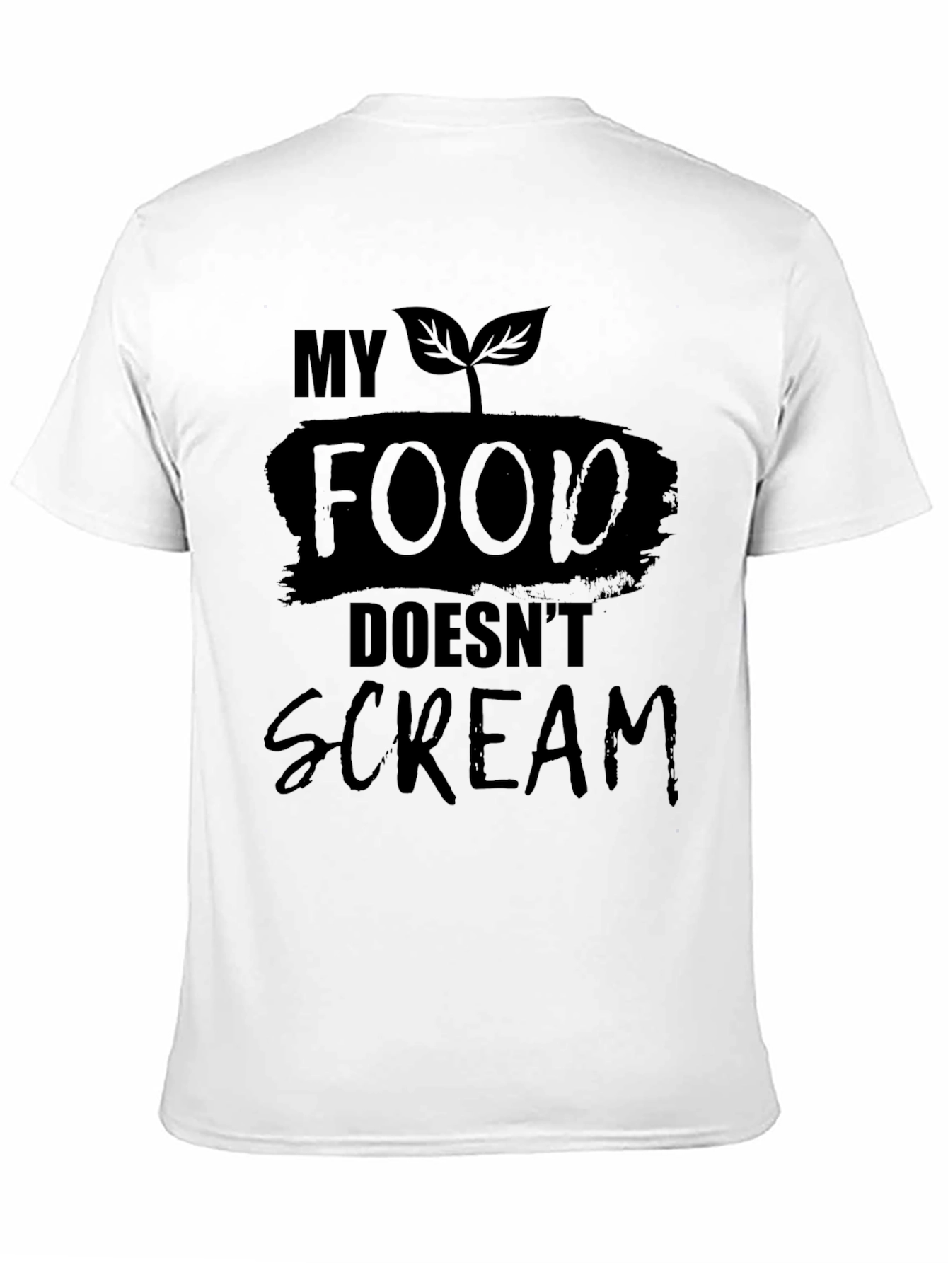 Camiseta Vegana Hombre - Mi Comida No Grita