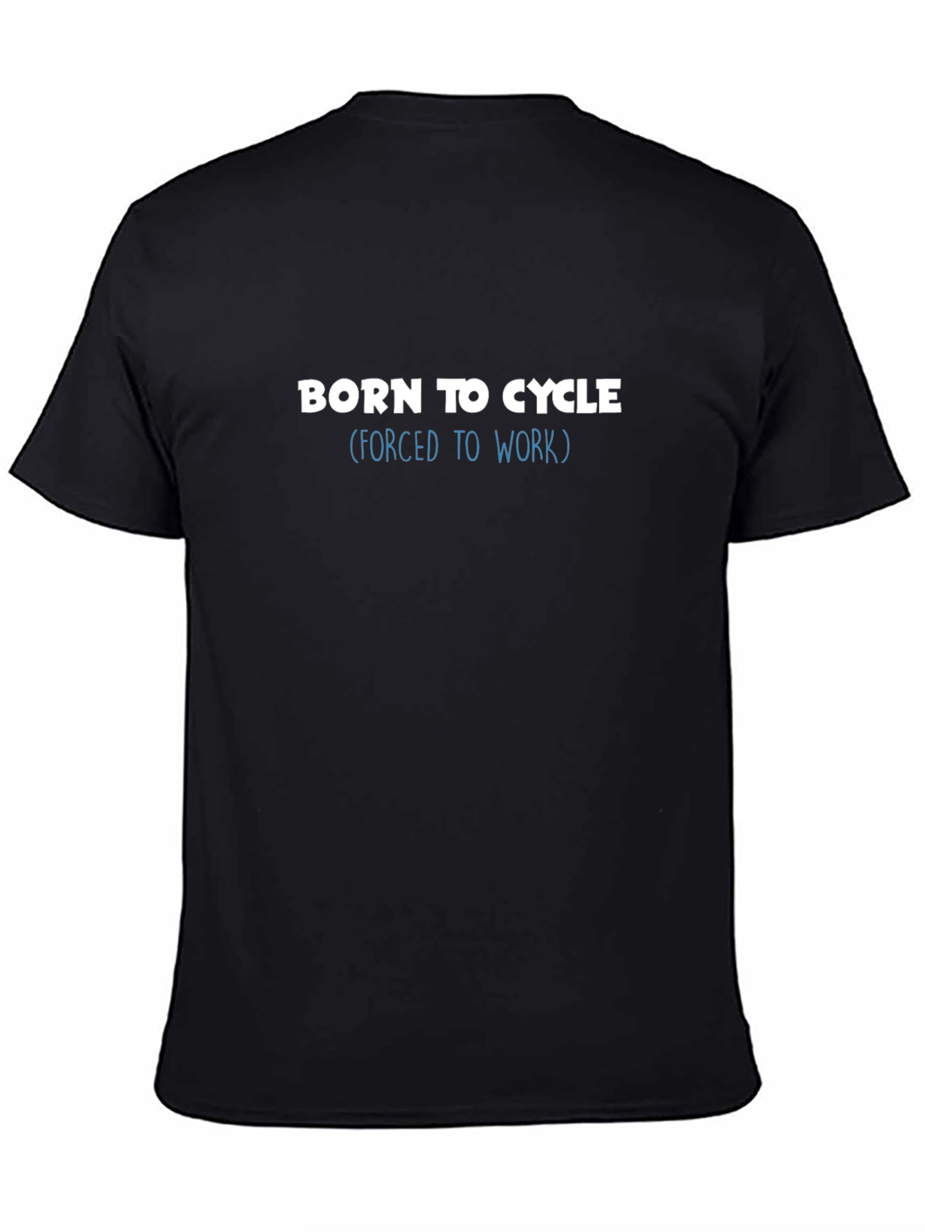 Camiseta Negra: Nacido para Pedalear