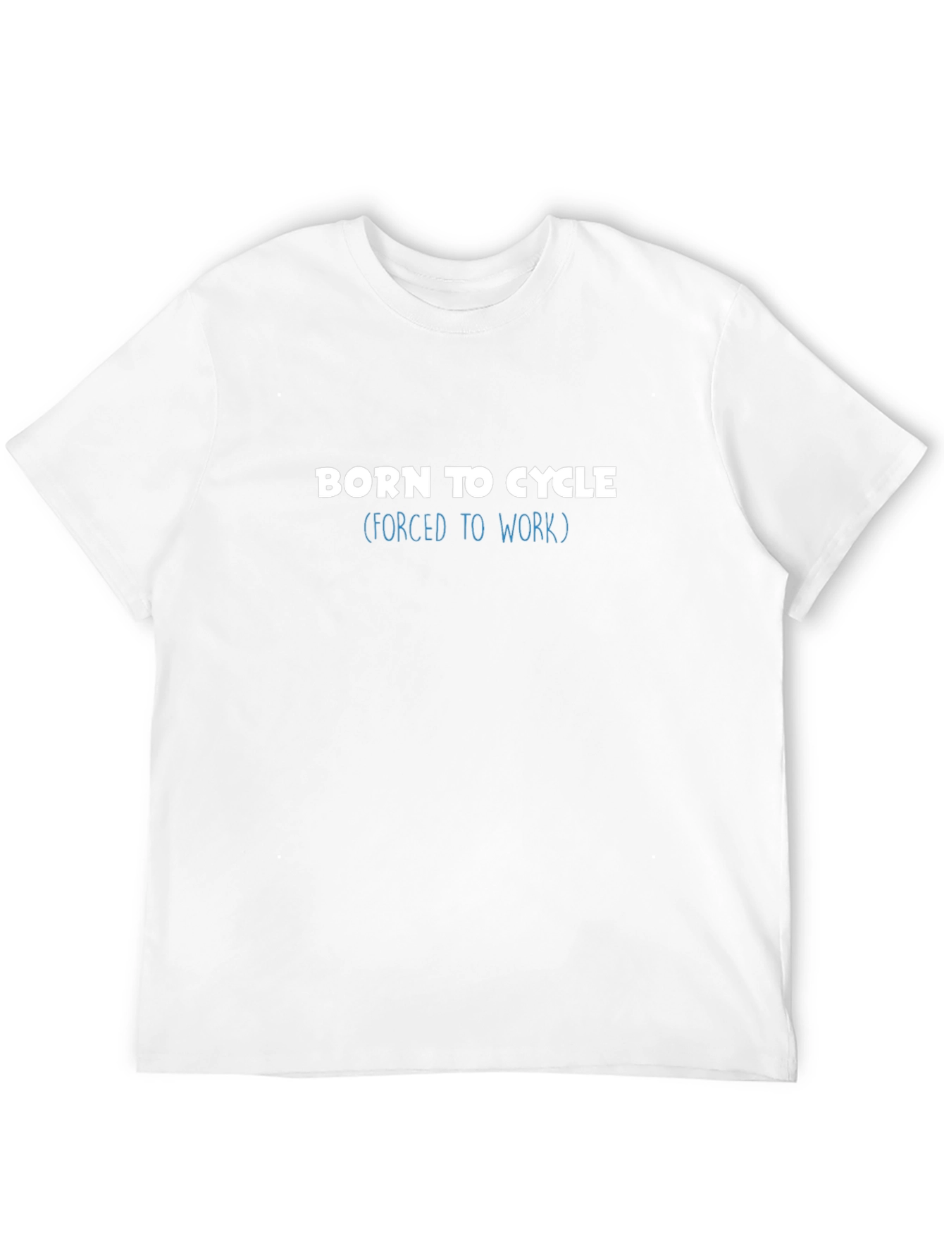 Camiseta Negra: Nacido para Pedalear