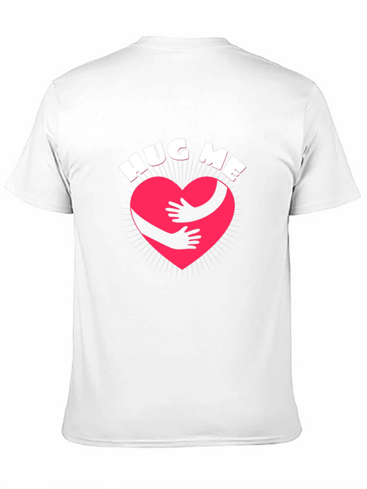 Camiseta Negra Abrázame con Corazón