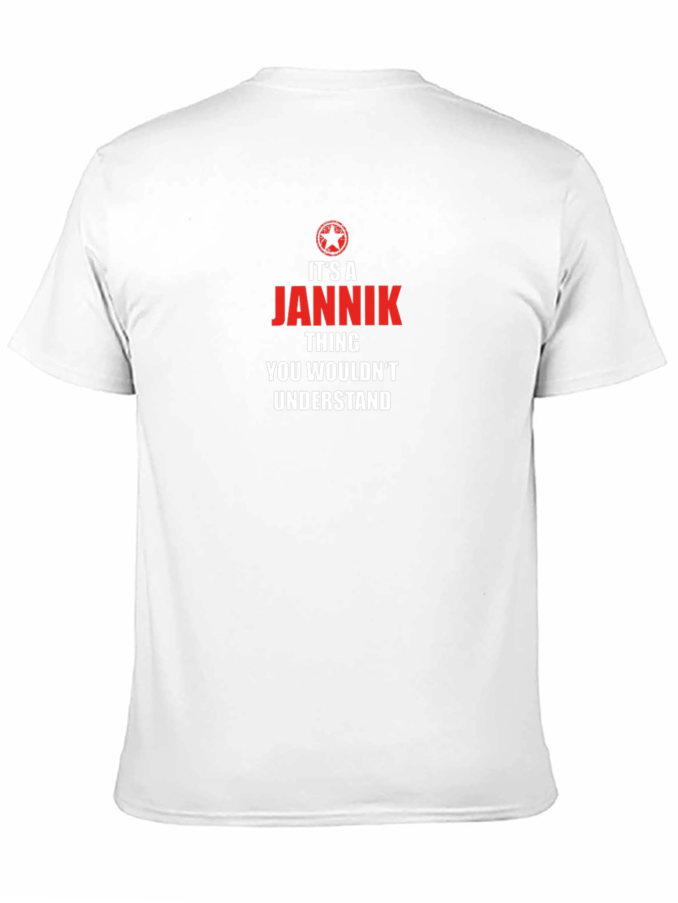 Camiseta Negra con Diseño Jannik Thing