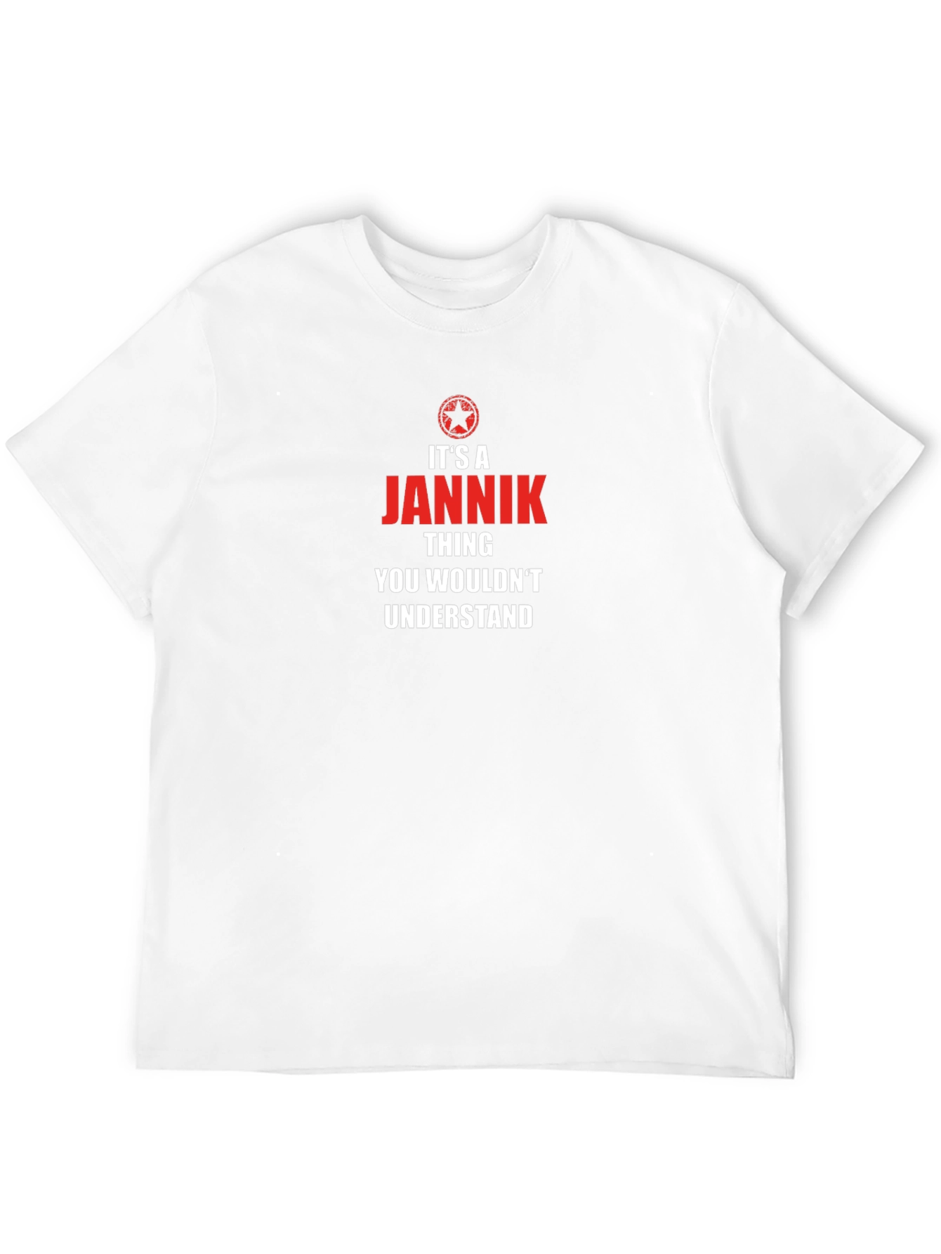 Camiseta Negra con Diseño Jannik Thing