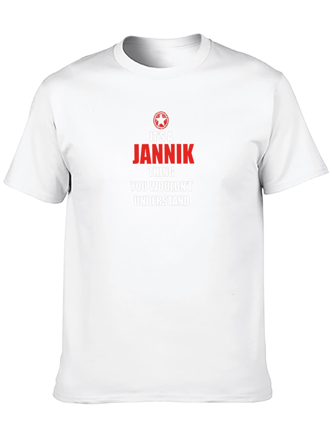 Camiseta Negra con Diseño Jannik Thing