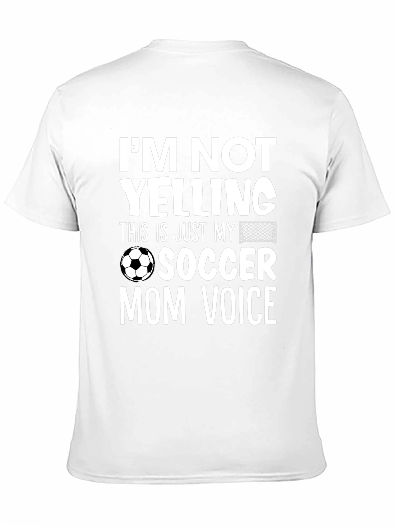 Camiseta Negra Divertida de Mamá Futbolera