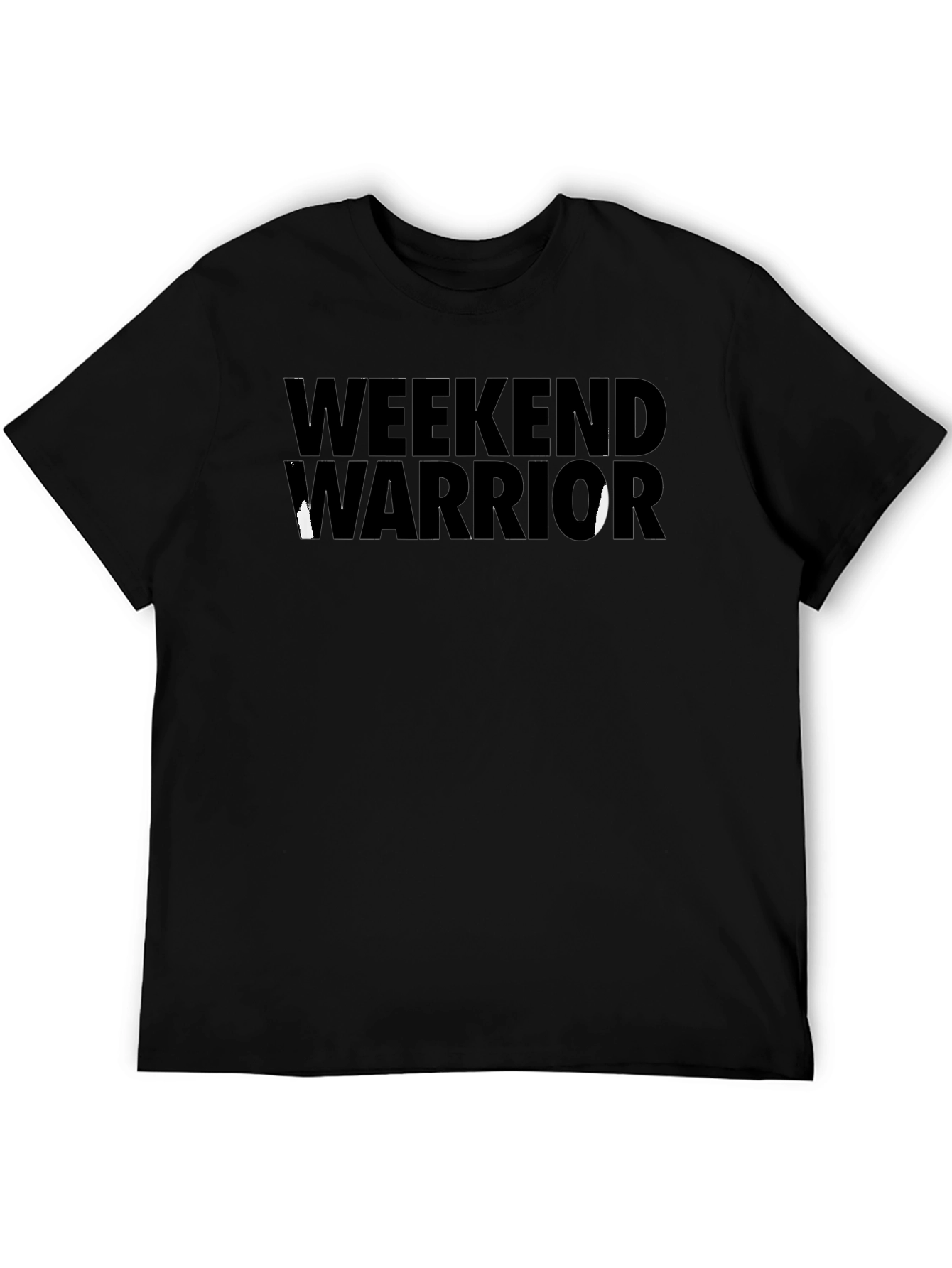 Camiseta Negra Guerrero de Fin de Semana