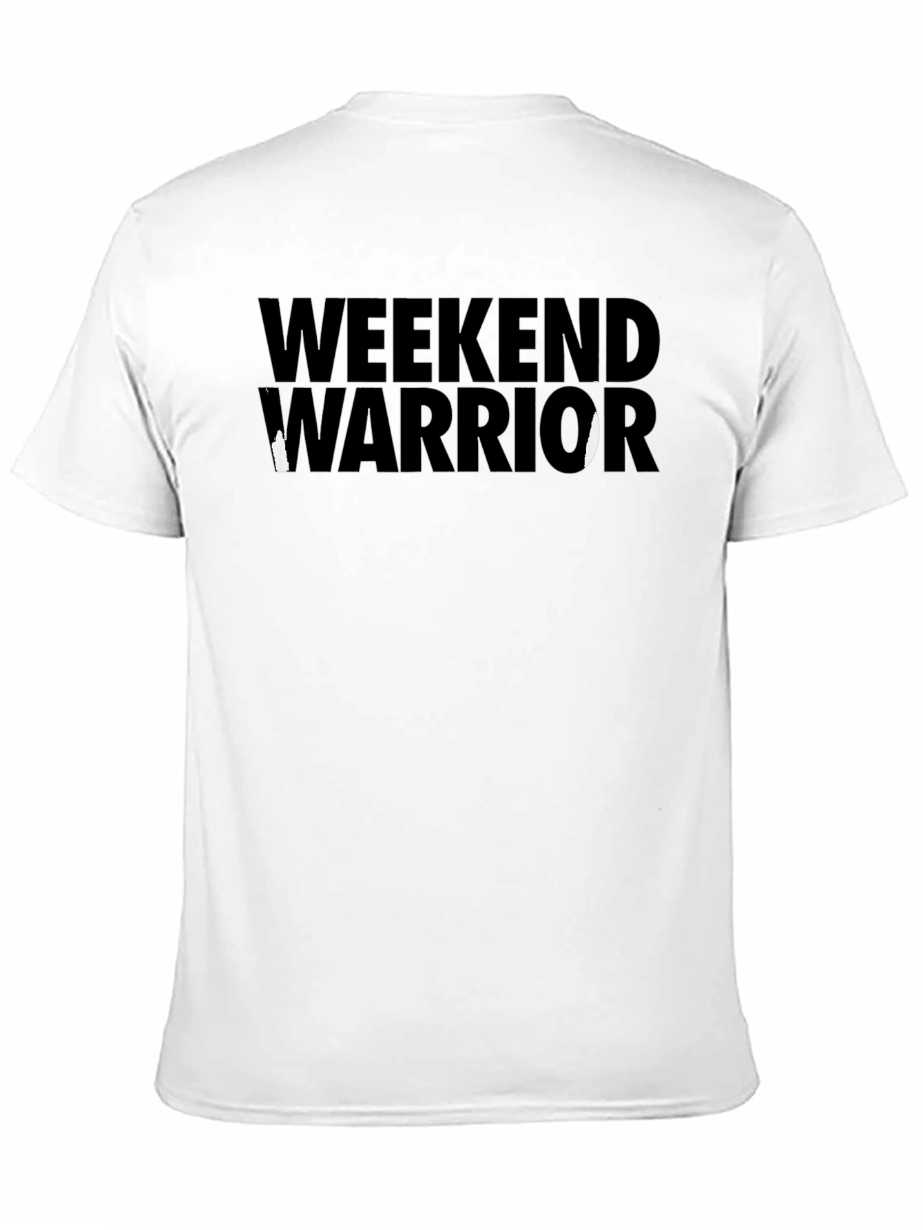 Camiseta Negra Guerrero de Fin de Semana