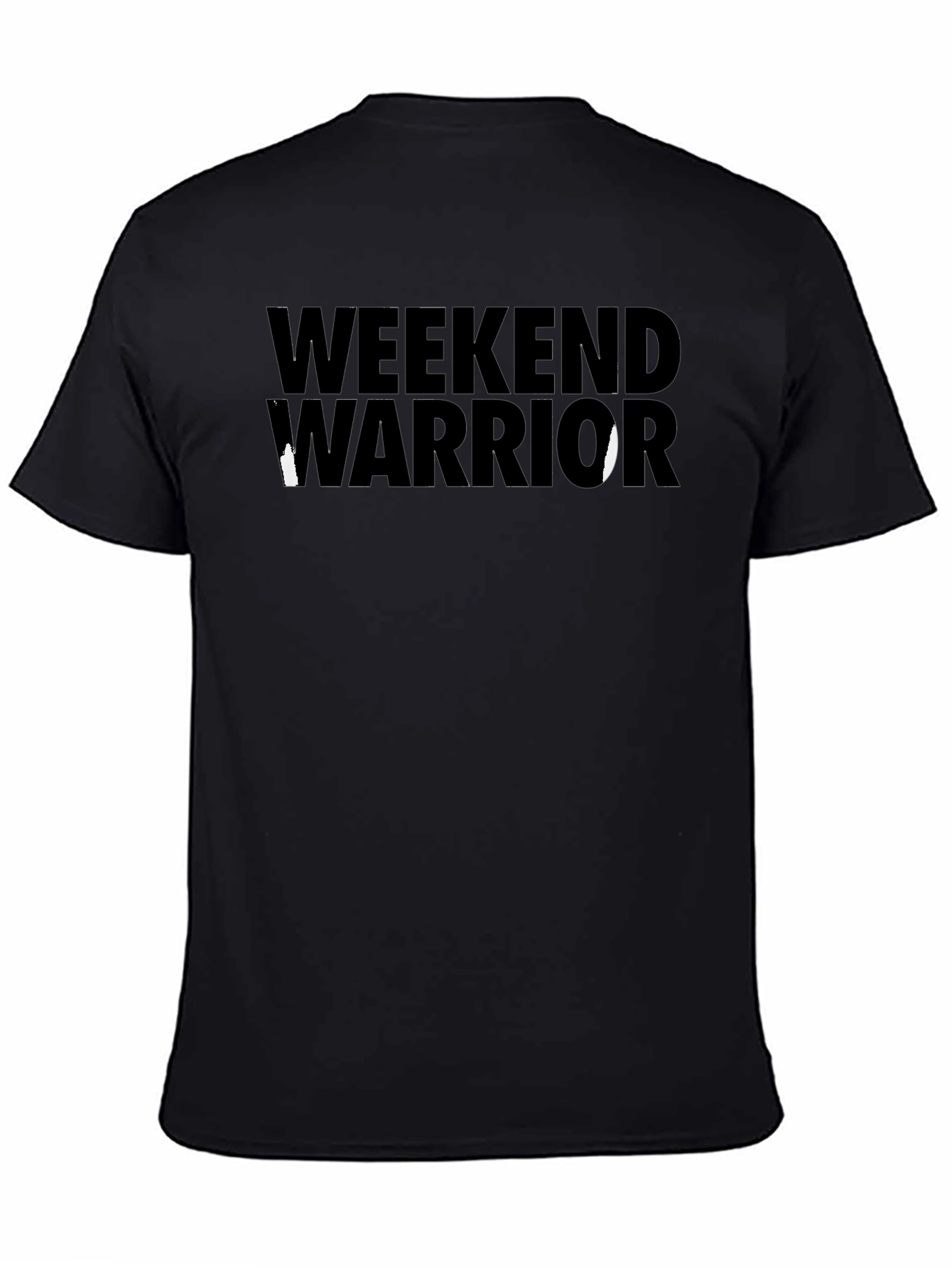 Camiseta Negra Guerrero de Fin de Semana