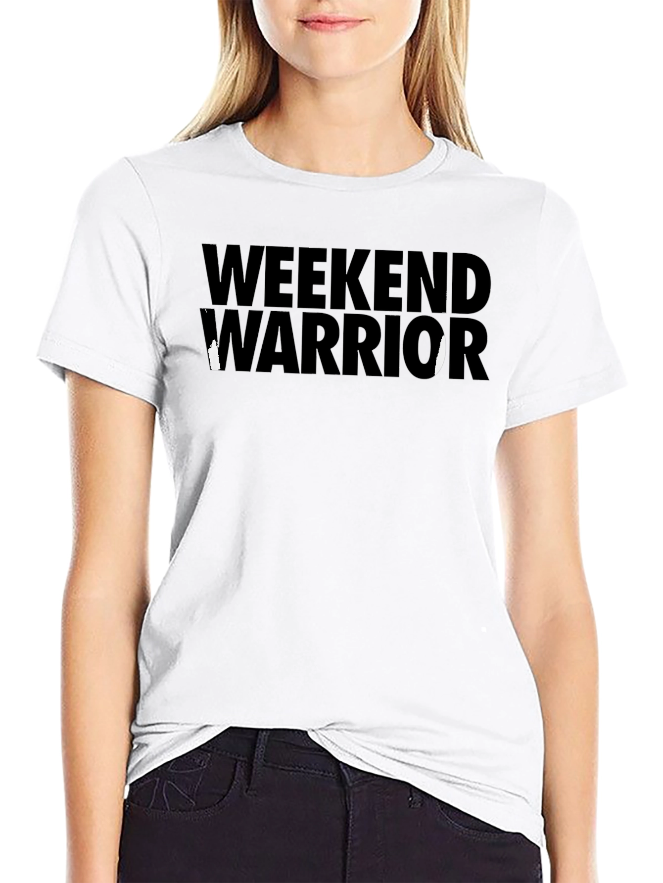 Camiseta Negra Guerrero de Fin de Semana
