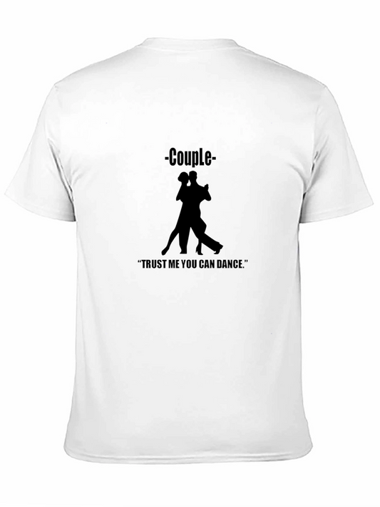 Camiseta Negra de Pareja Bailando