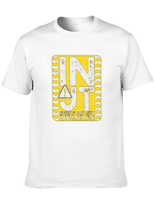Camiseta Negra con Diseño INTJ - Donde los Planes se Ejecutan