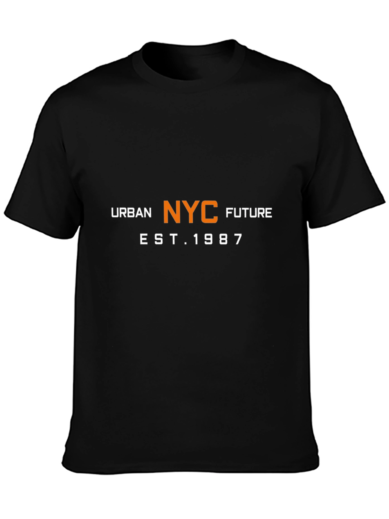 Camiseta Negra NYC Urban Future Est. 1987