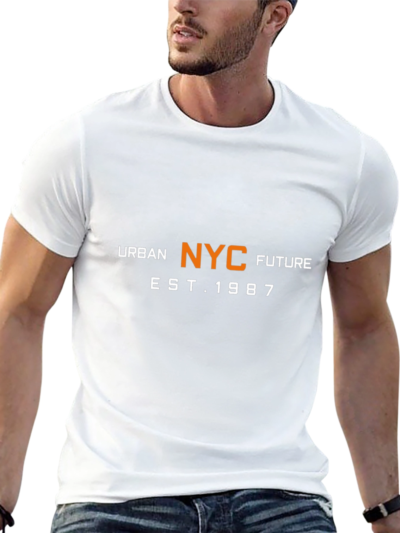 Camiseta Negra NYC Urban Future Est. 1987