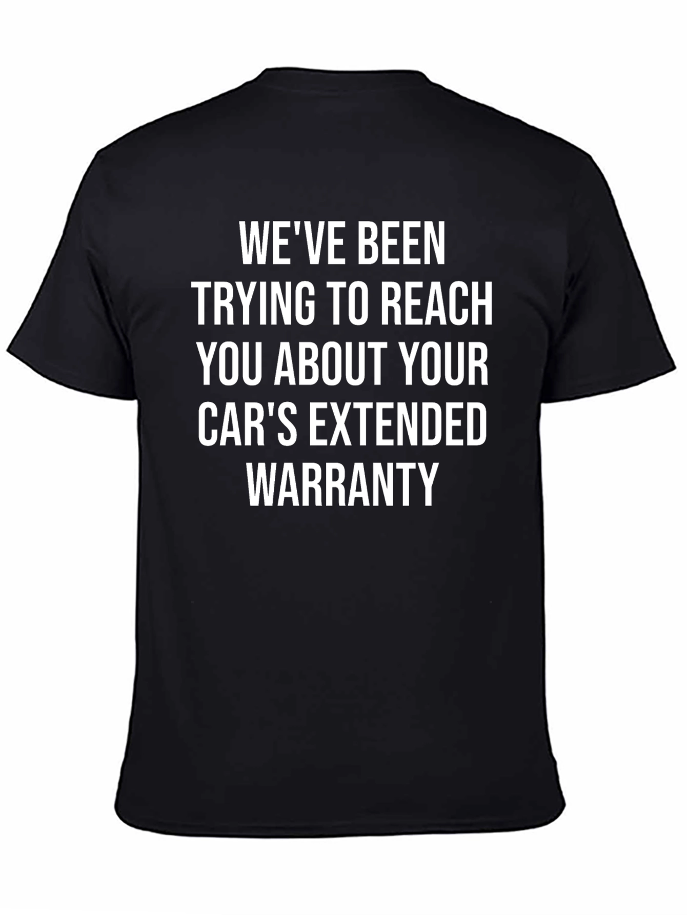 Camiseta Negra: ¡Garantía Extendida de Coche!
