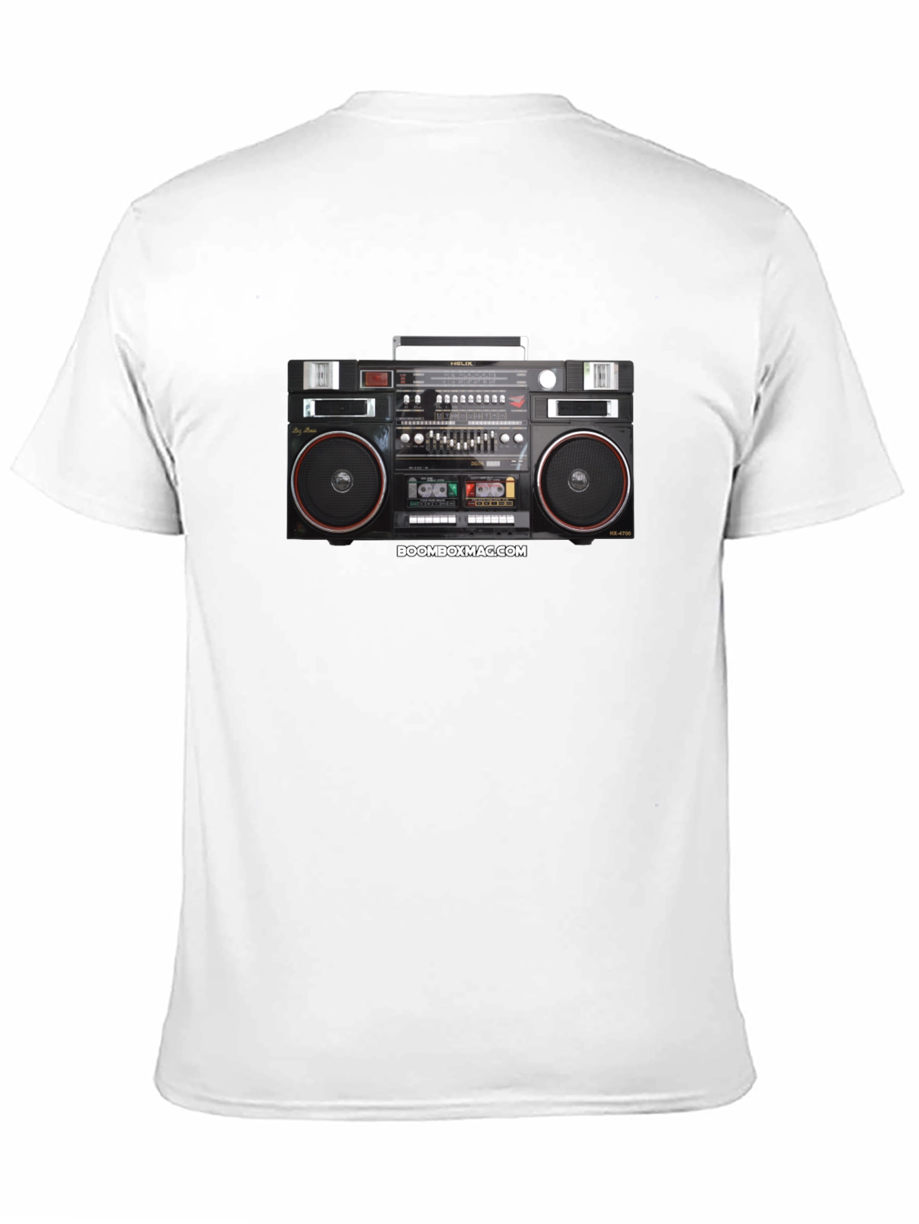 Camiseta Negra Retro Boombox