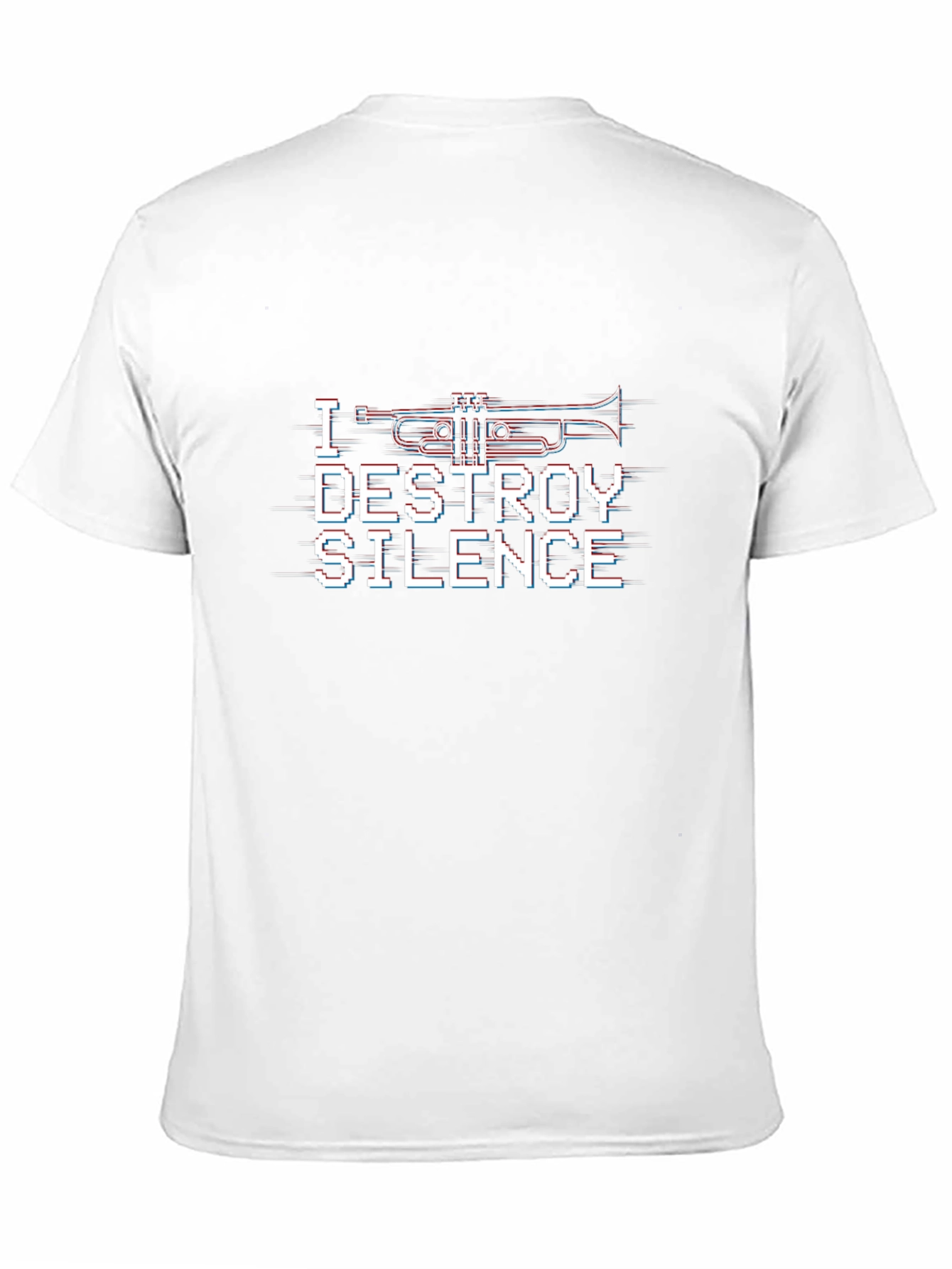 Camiseta Negra con Diseño I Destroy Silence