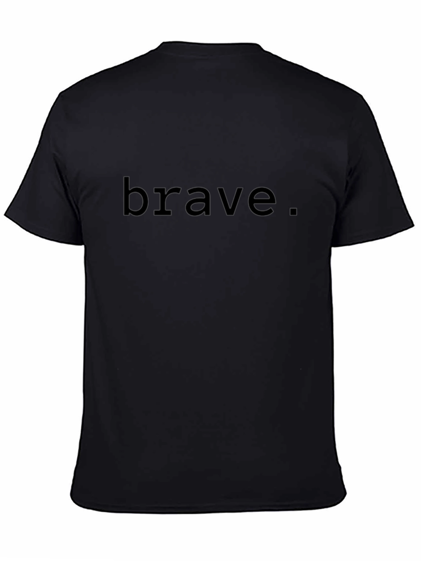 Camiseta Negra Brave para Hombre