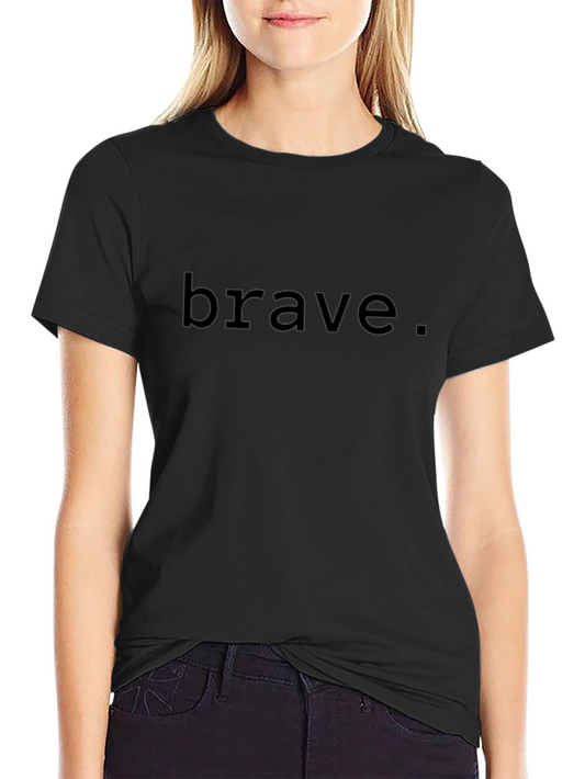 Camiseta Negra Brave para Hombre
