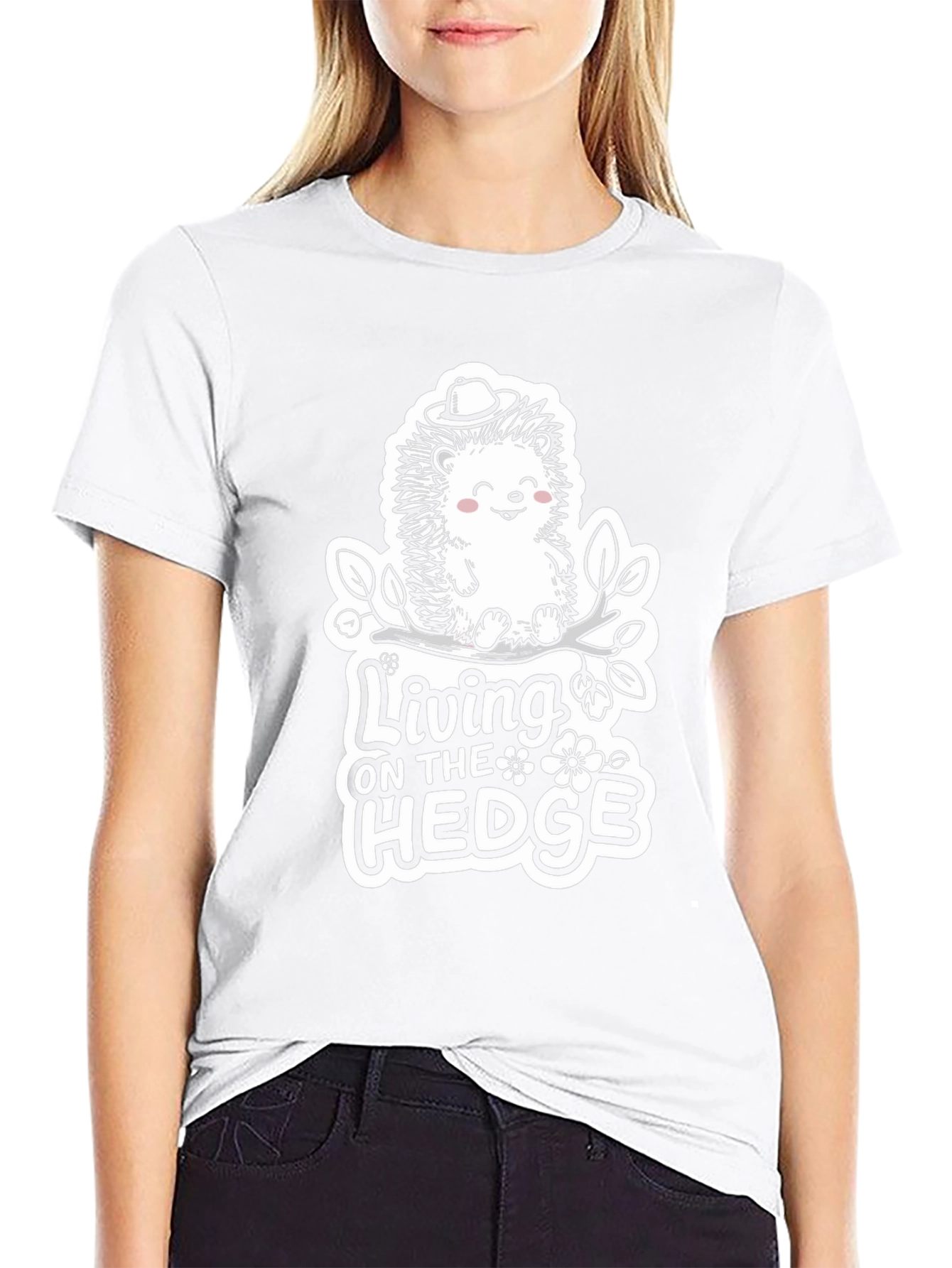 Camiseta Negra: Living on the Hedge
