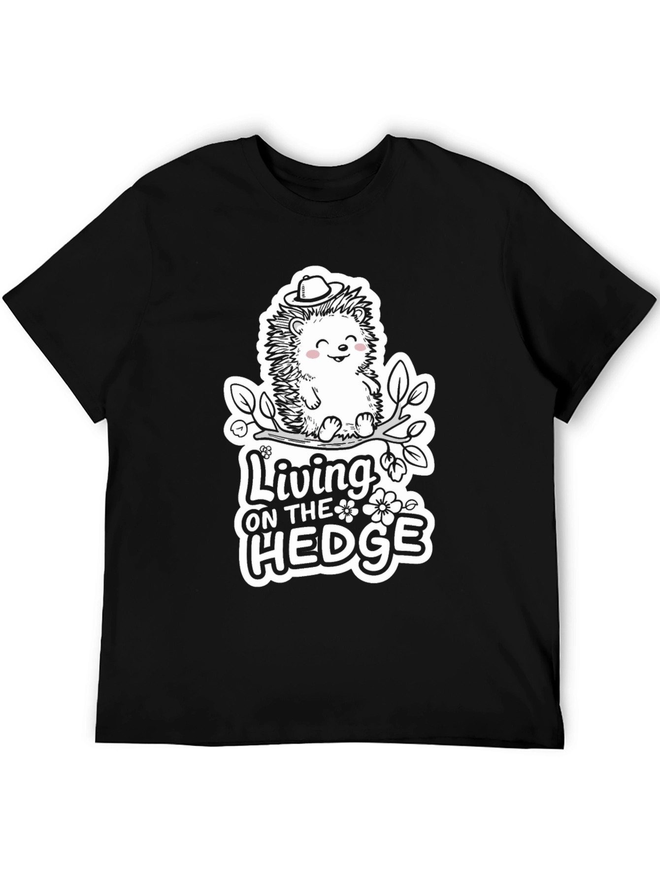 Camiseta Negra: Living on the Hedge