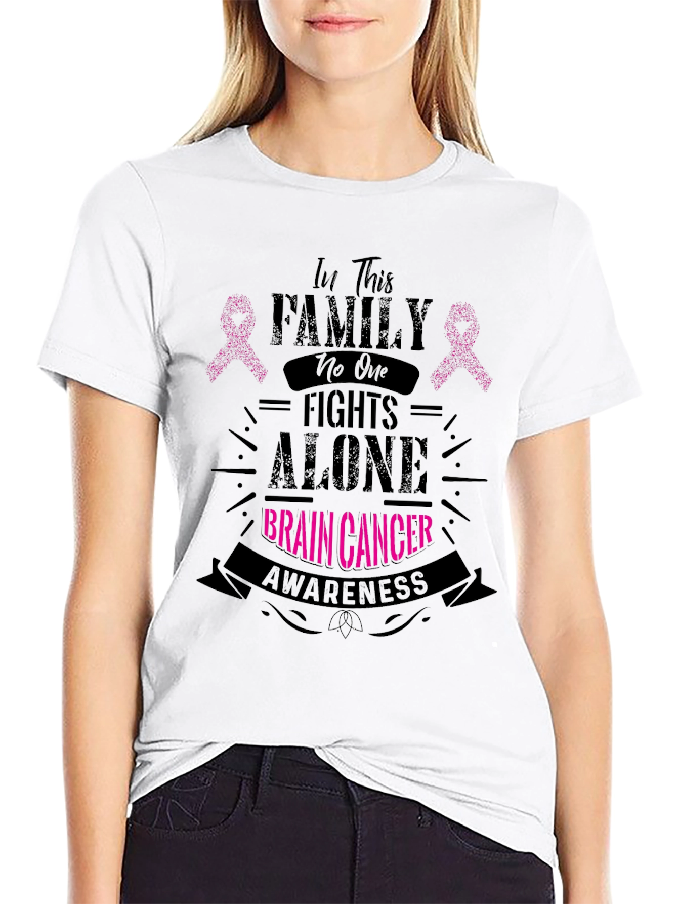 Camiseta Concientización Cáncer Cerebral