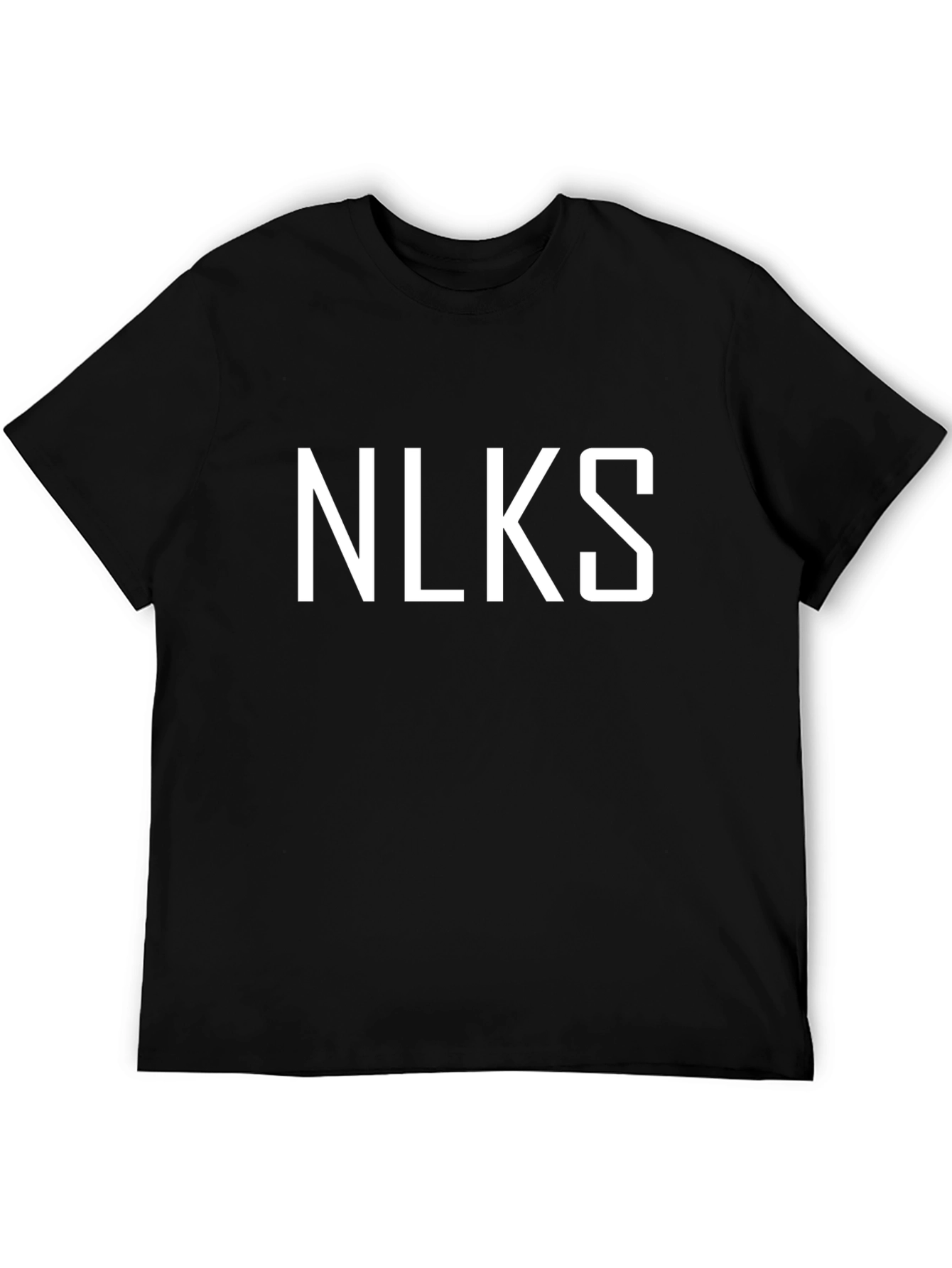 Camiseta Negra con Diseño NLKS para Hombre