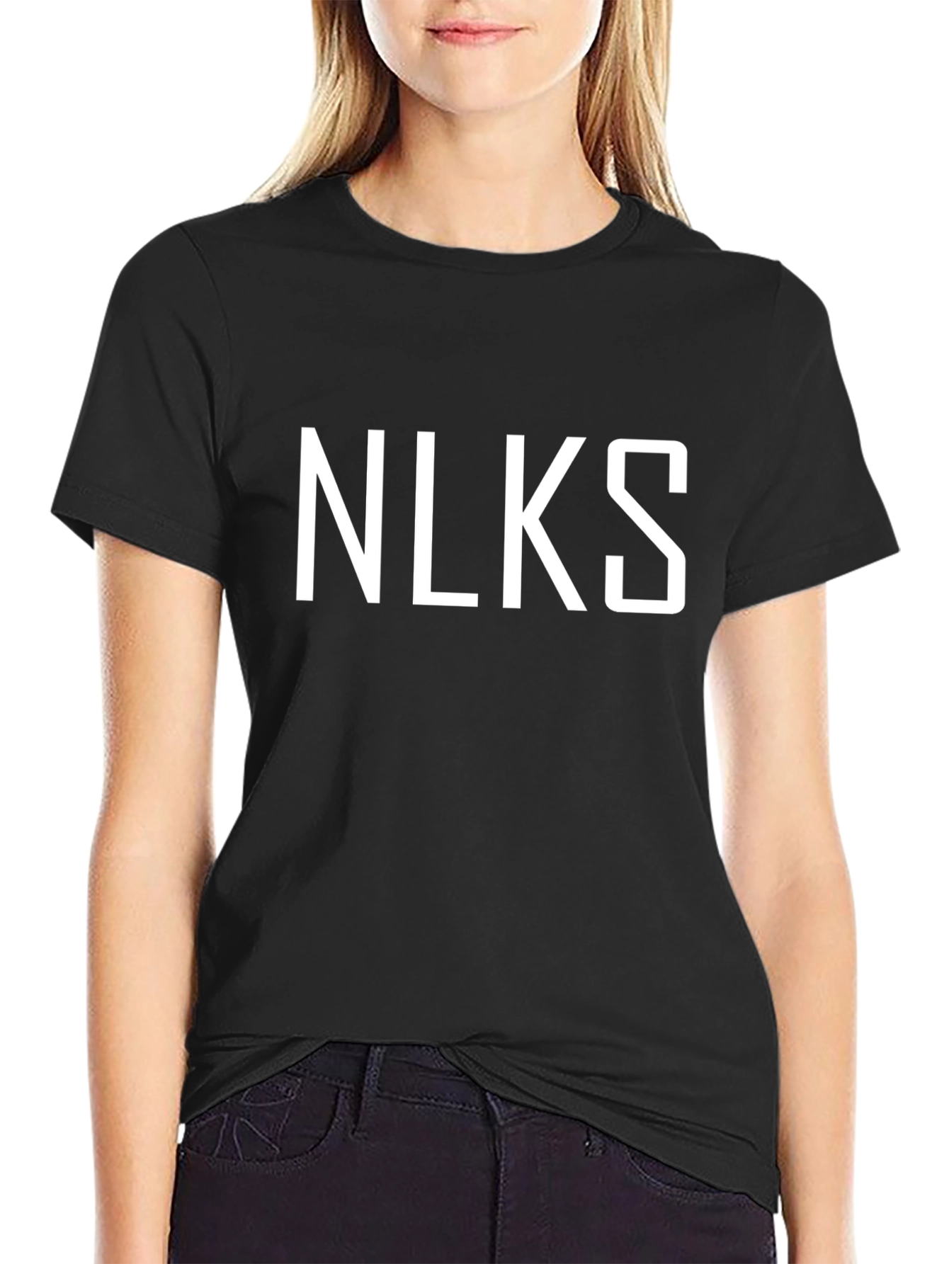 Camiseta Negra con Diseño NLKS para Hombre