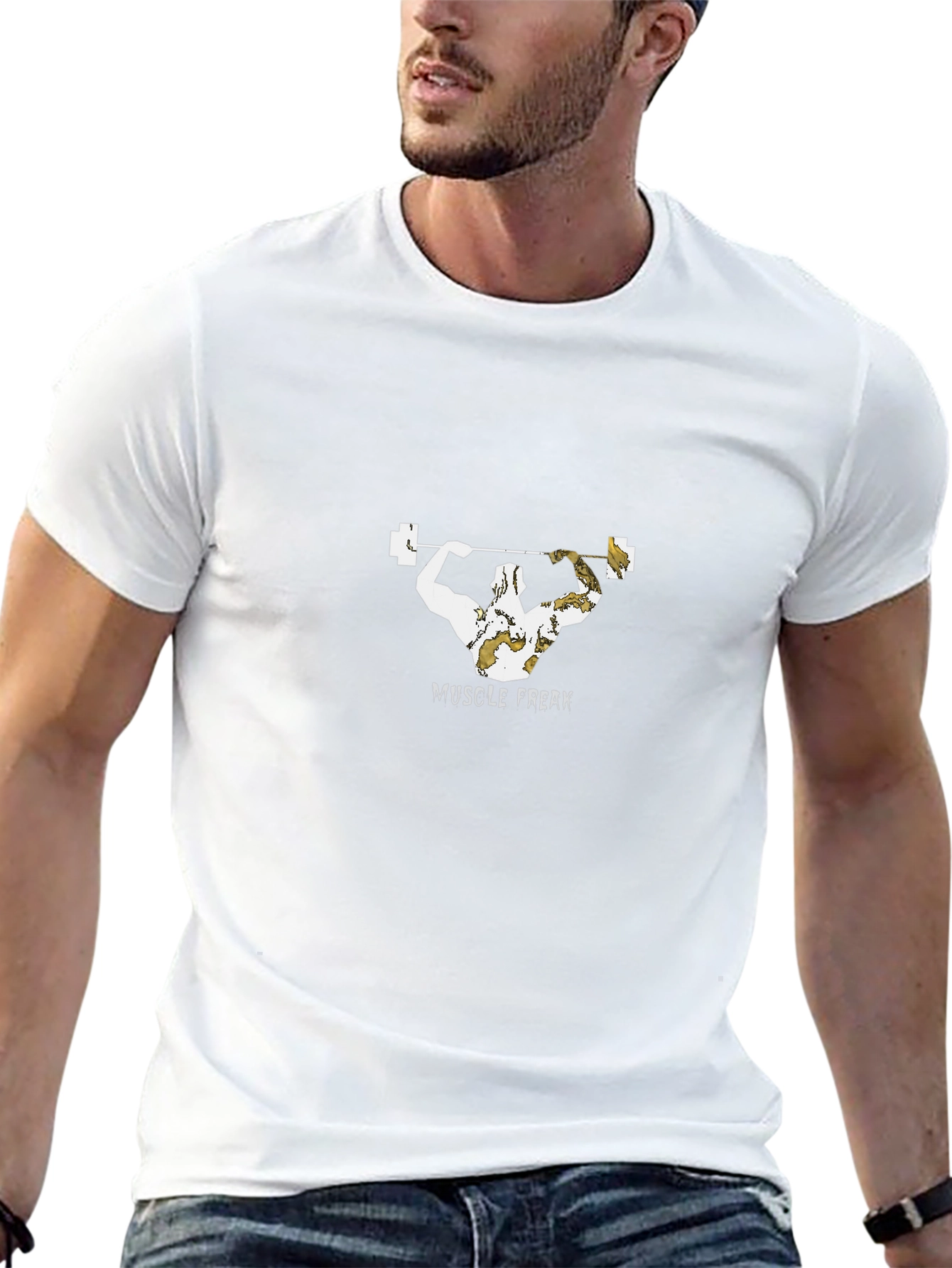 Camiseta Negra Muscle Freak