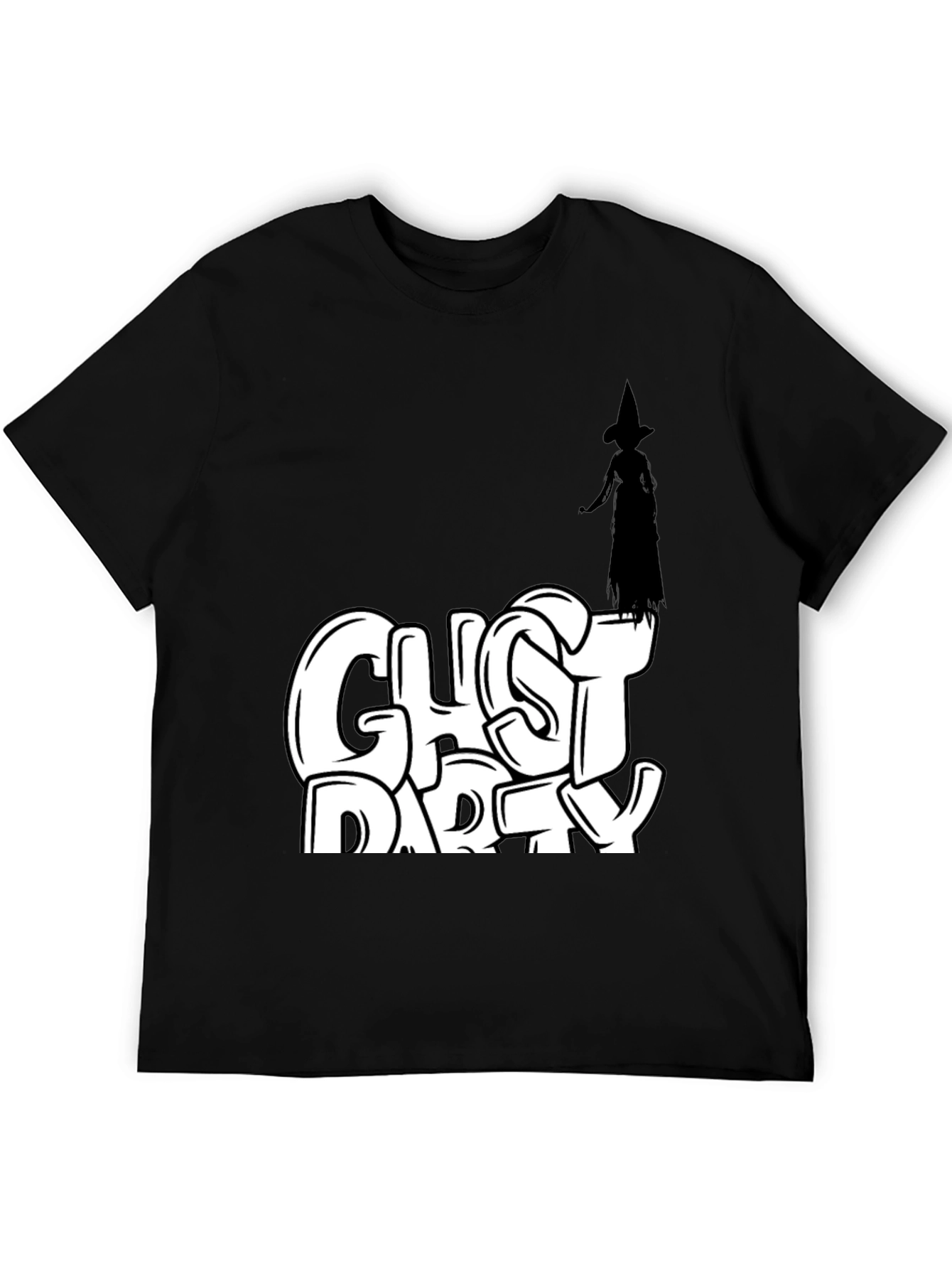 Camiseta Negra Ghost Party Halloween