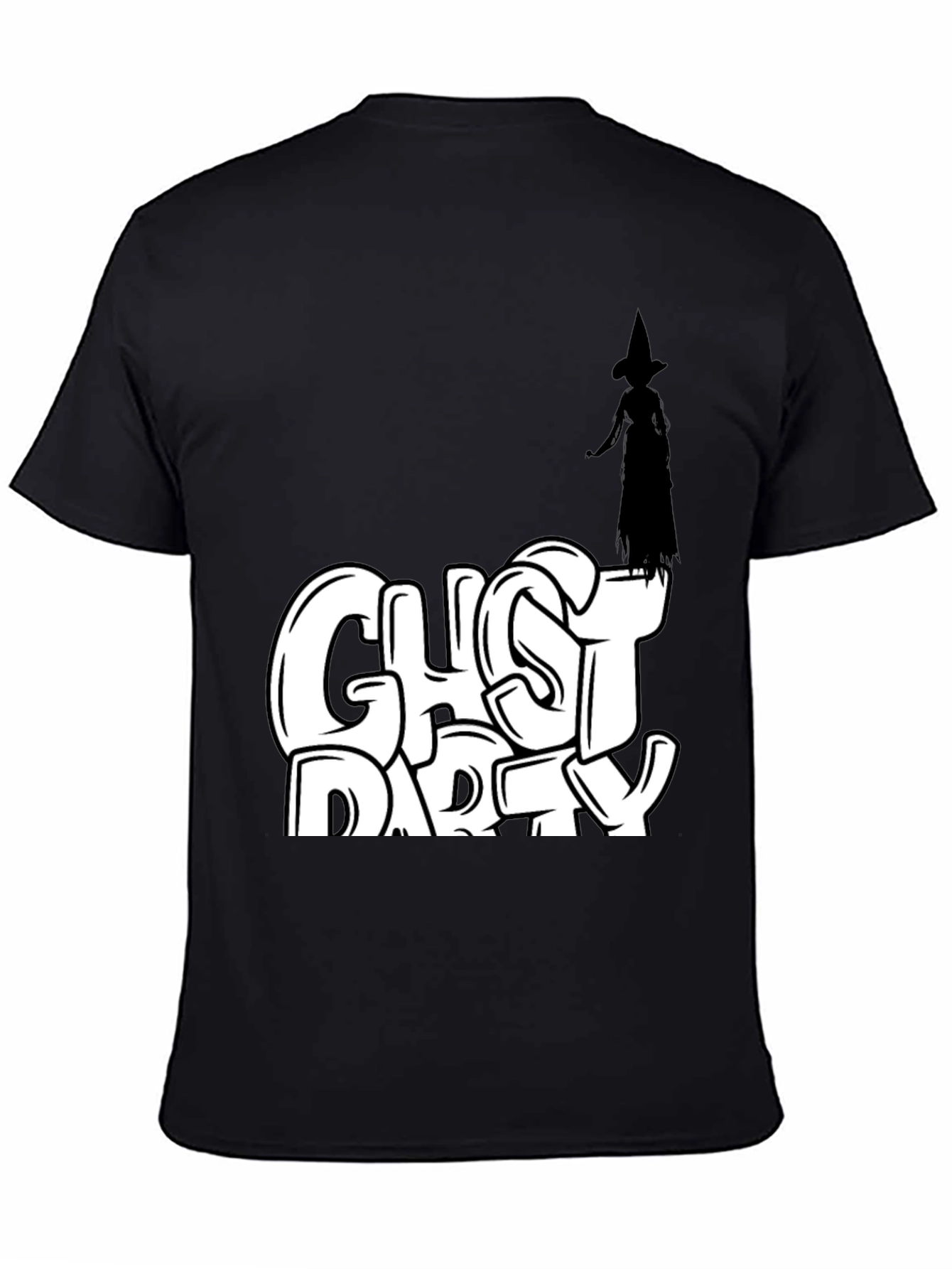 Camiseta Negra Ghost Party Halloween